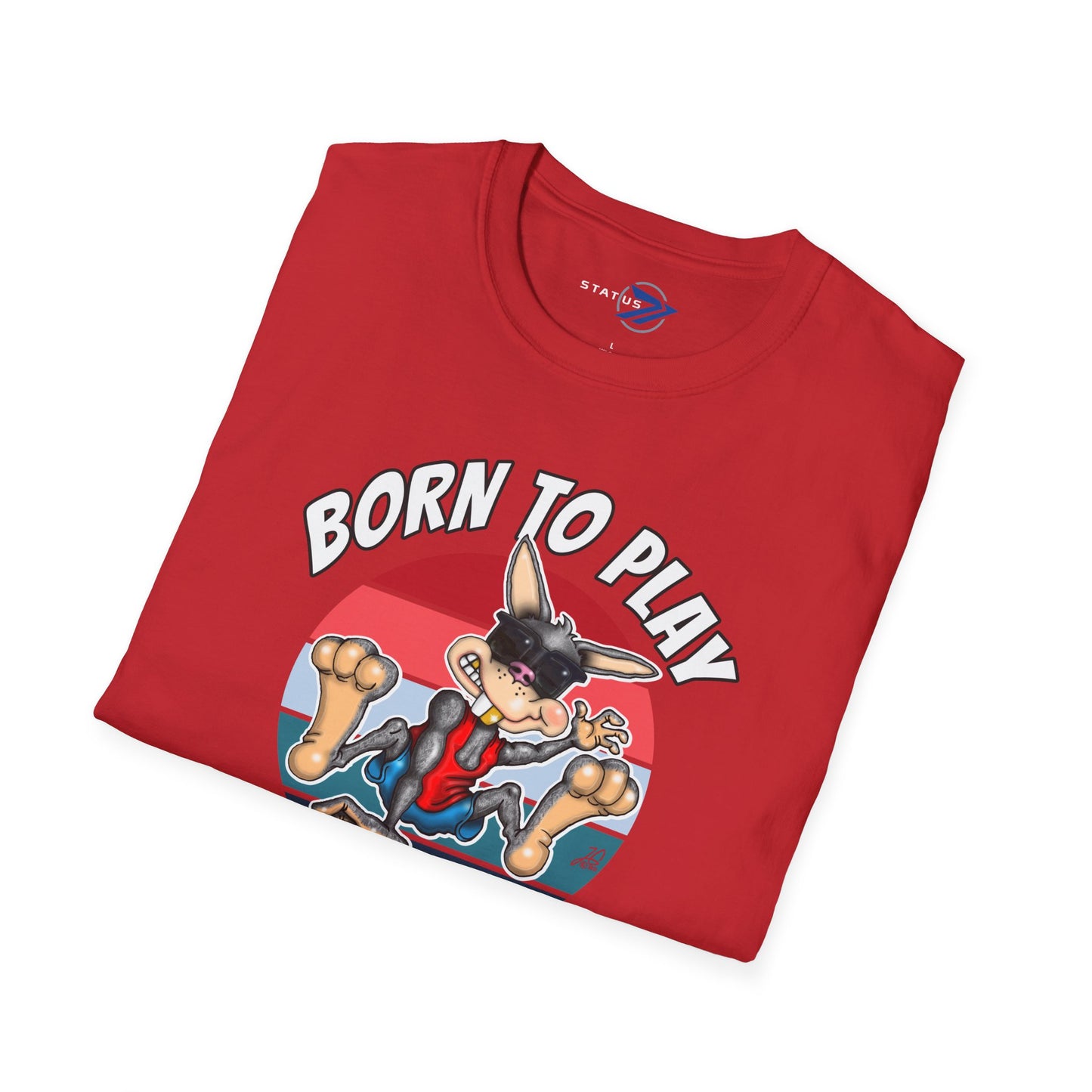 Born to Play Basketball T-Shirt — Retro Cartoon Basketball Tee