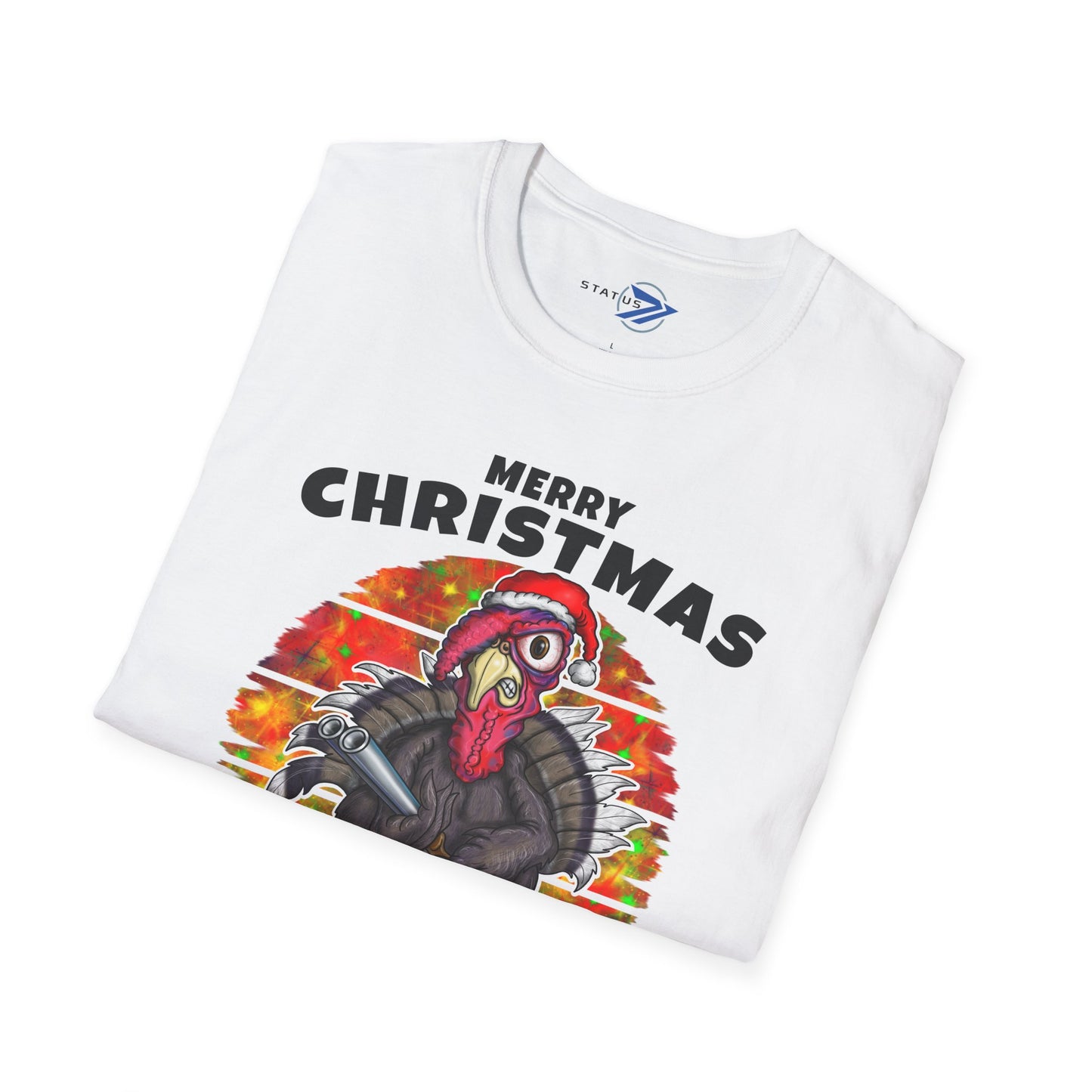 Christmas Turkey T-Shirt — “Merry Christmas, Bring It On Mother Pluckers!” Funny Holiday Tee