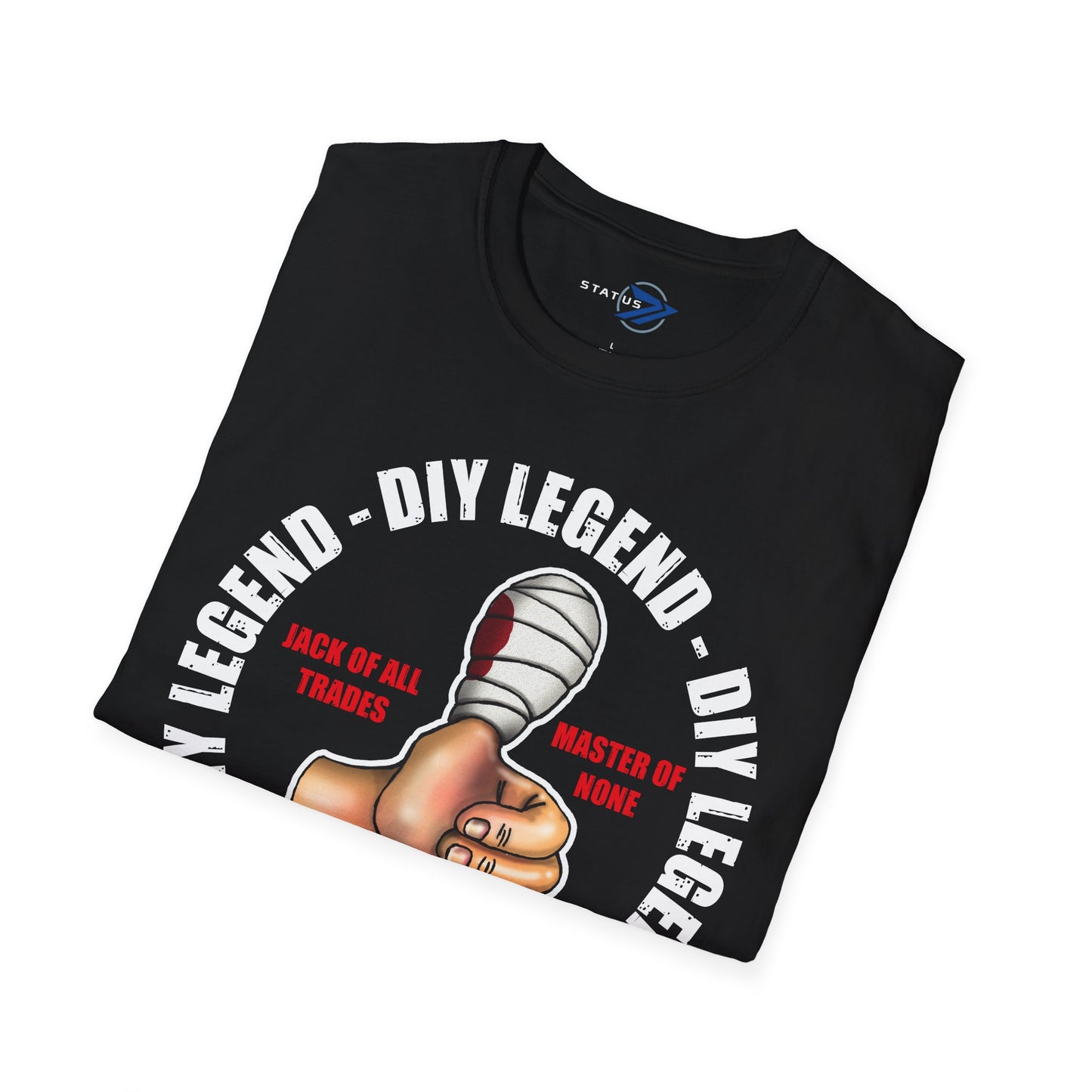 DIY Legend T-Shirt — "Jack of All Trades, Master of None" Thumb-Up Graphic