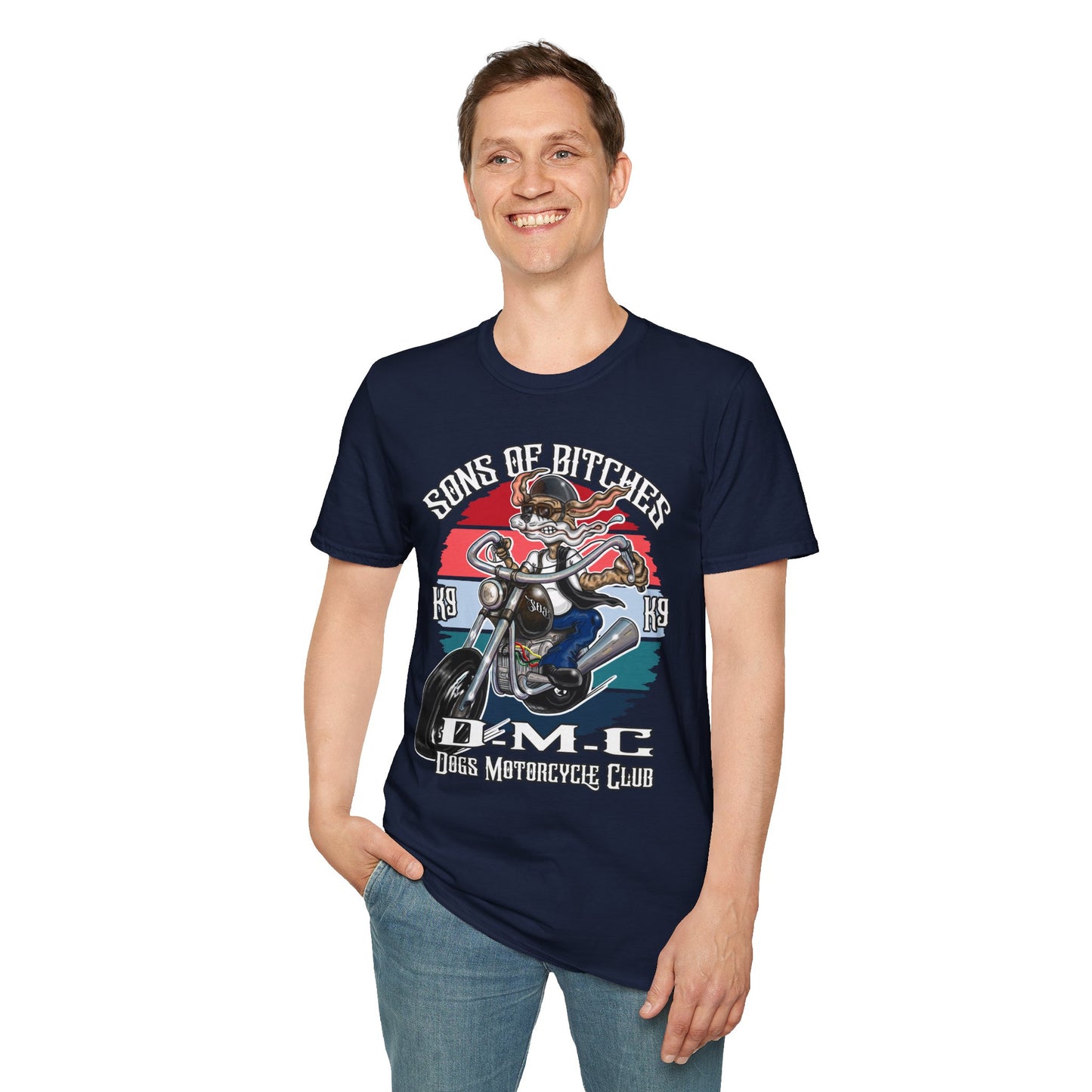 Sons of Bitches Motorcycle Club T-Shirt — Retro Biker Graphic Tee