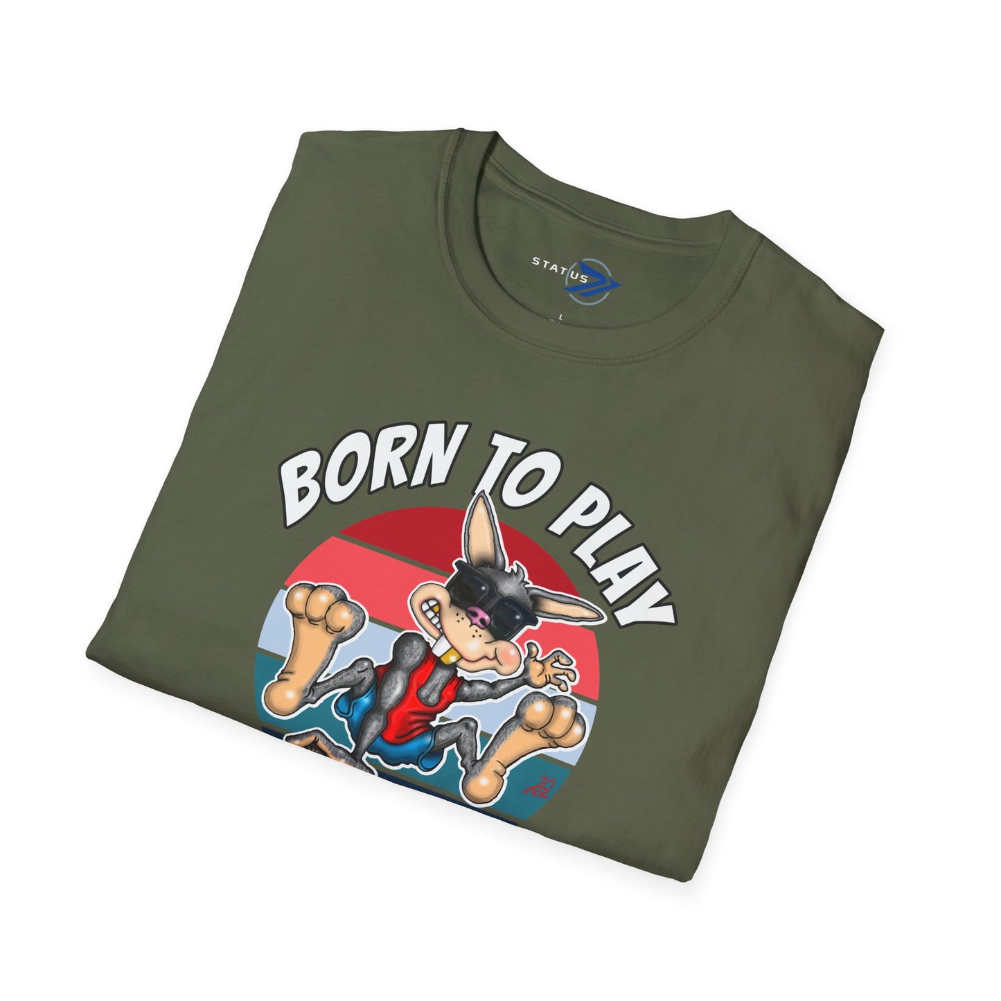 Born to Play Basketball T-Shirt — Retro Cartoon Basketball Tee