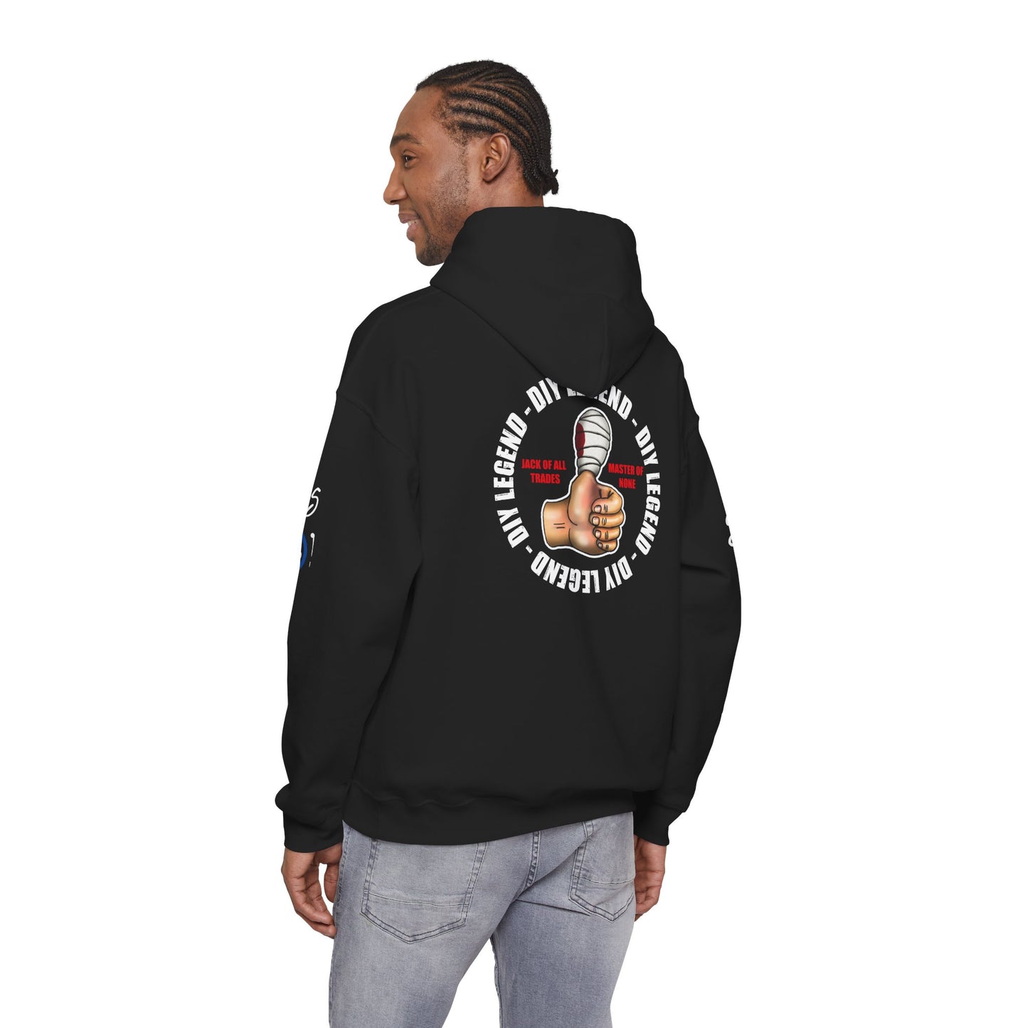 Jack of All Trades Hoodie — Funny DIY Legend Streetware