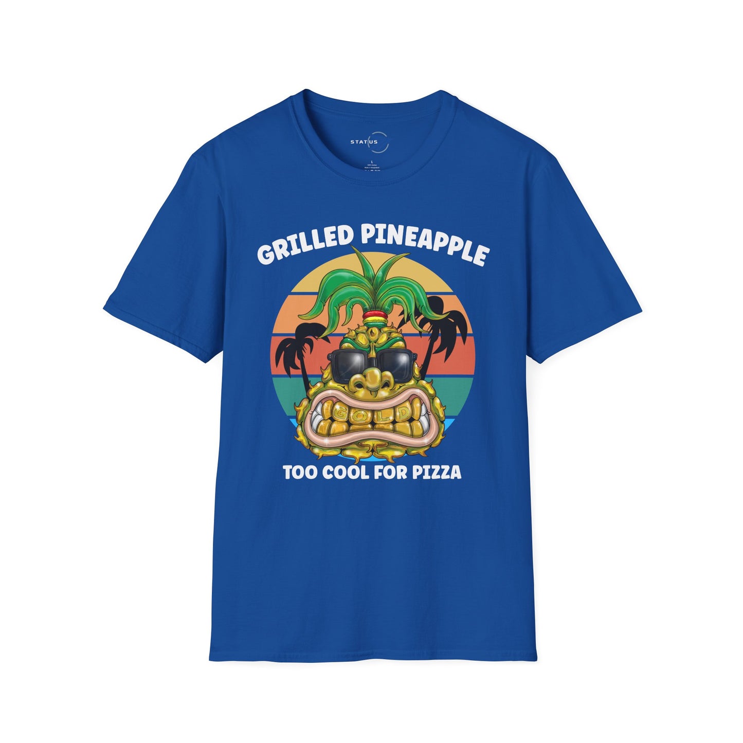 Grilled Pineapple T-Shirt — Retro Tropical Pizza Vibes