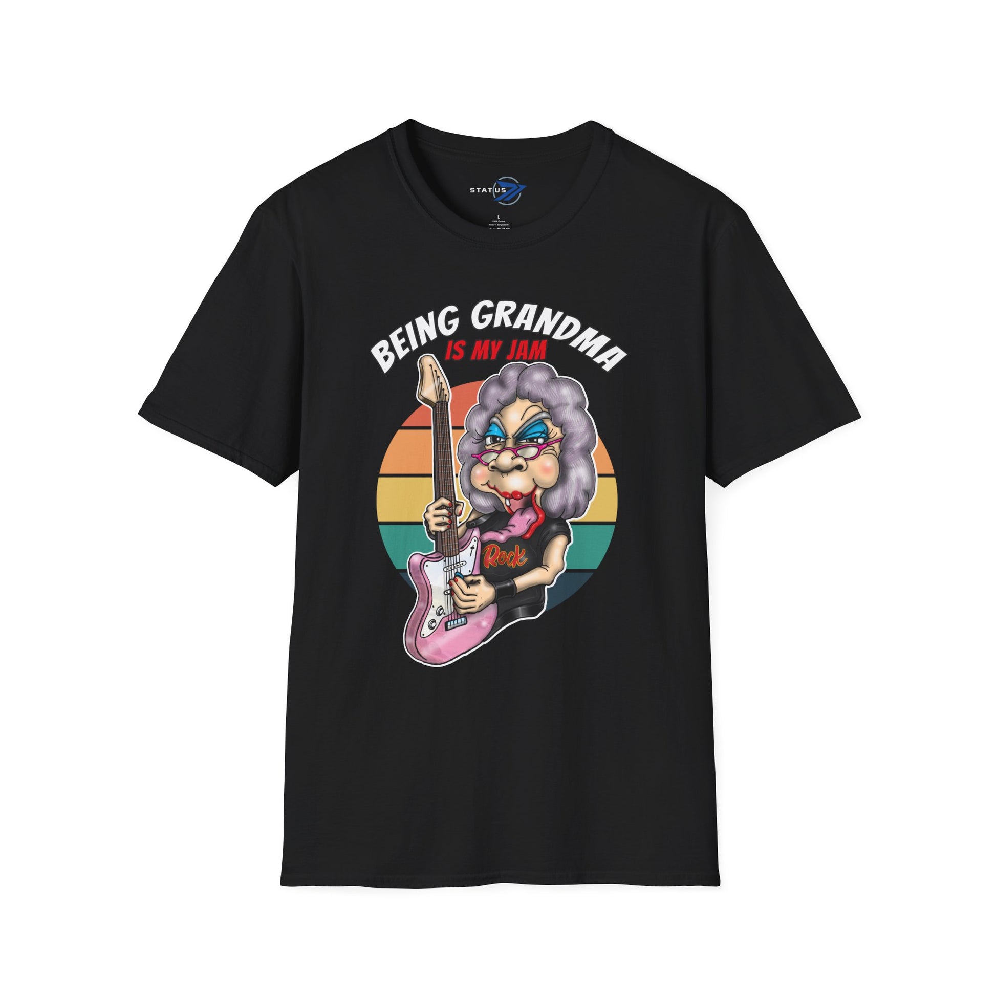 Being Grandma Is My Jam T-Shirt — Retro Rocking Grandma Graphic Tee