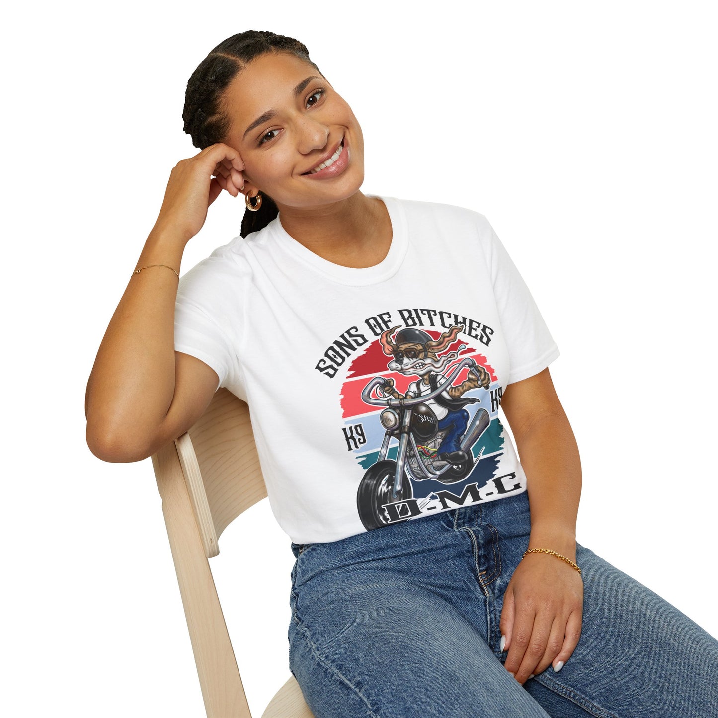 Sons of Bitches Motorcycle Club T-Shirt — Retro Biker Graphic Tee
