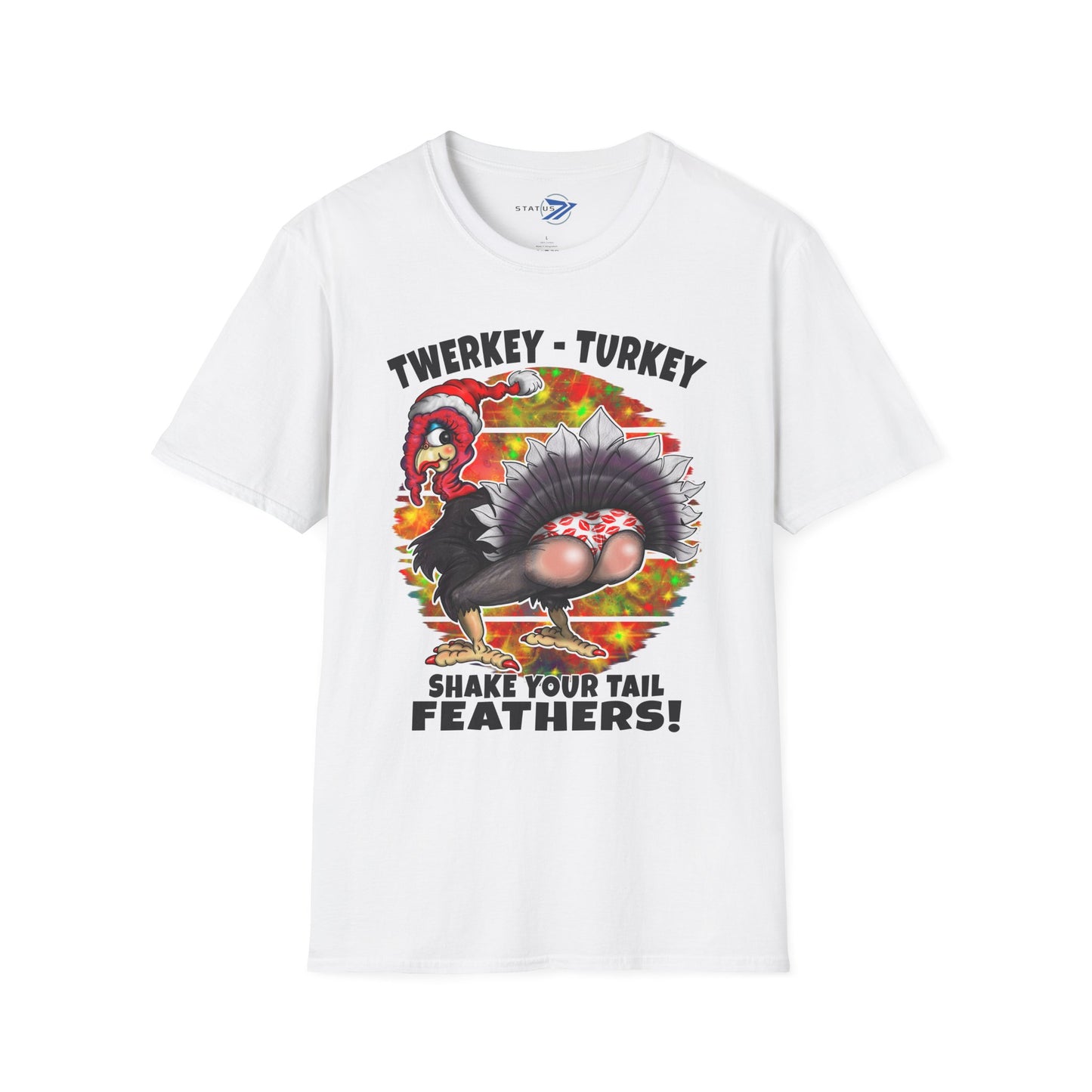 Funny Christmas Twerking Turkey T-Shirt — Holiday Party Tee