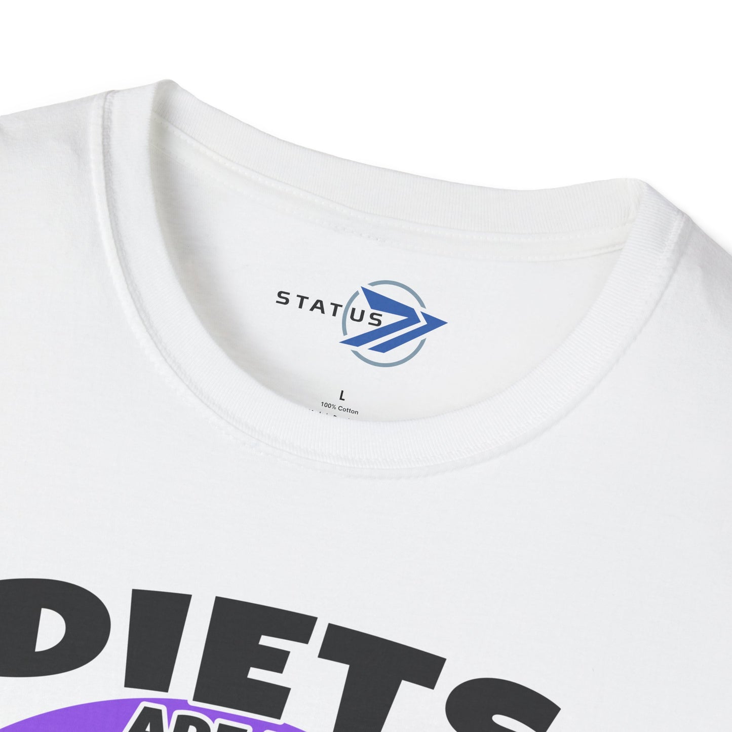 Diets Are For Losers Pig Graphic T-Shirt