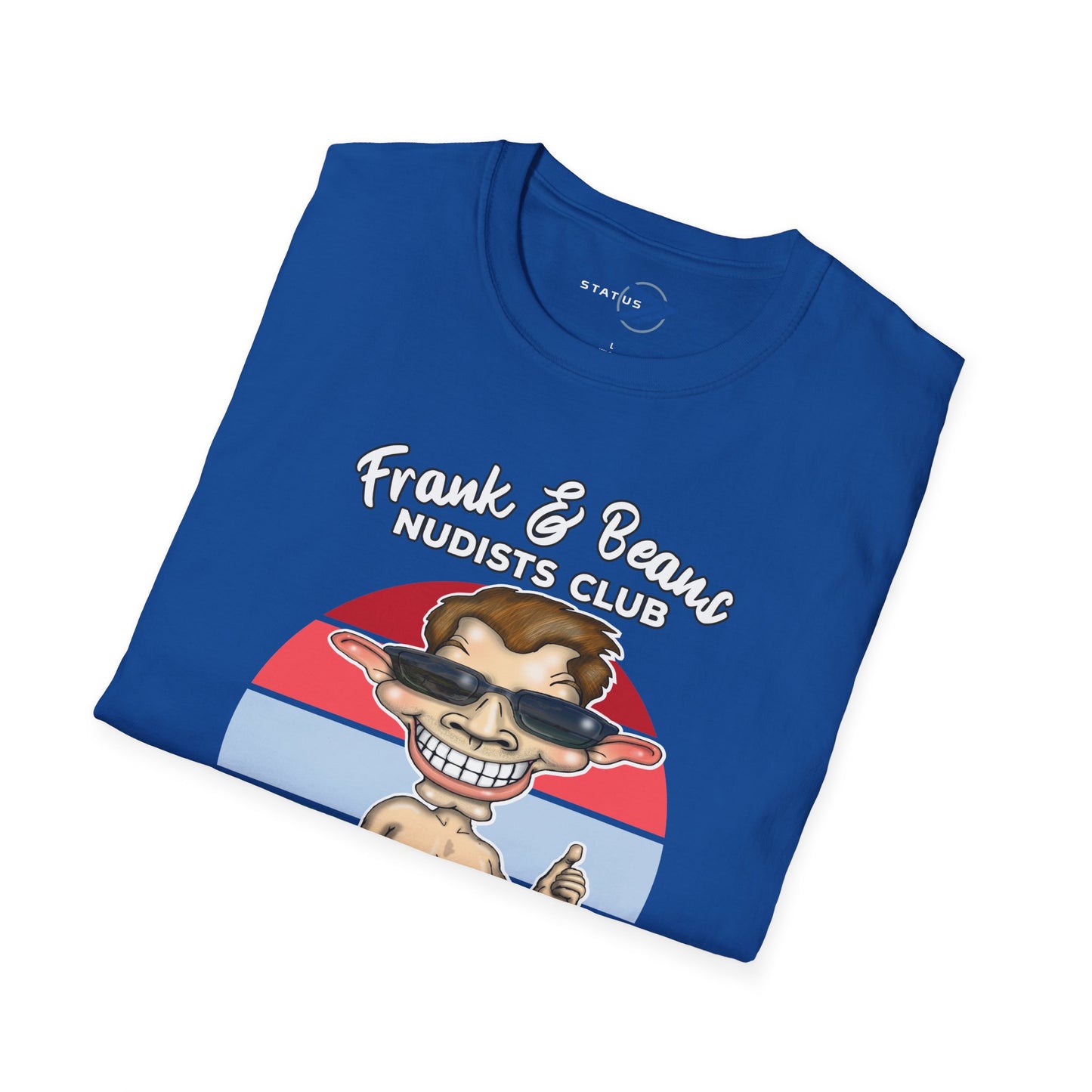 Nudists Club Coffee Tee — "All You Need Is Coffee and a Smile" Graphic T-Shirt