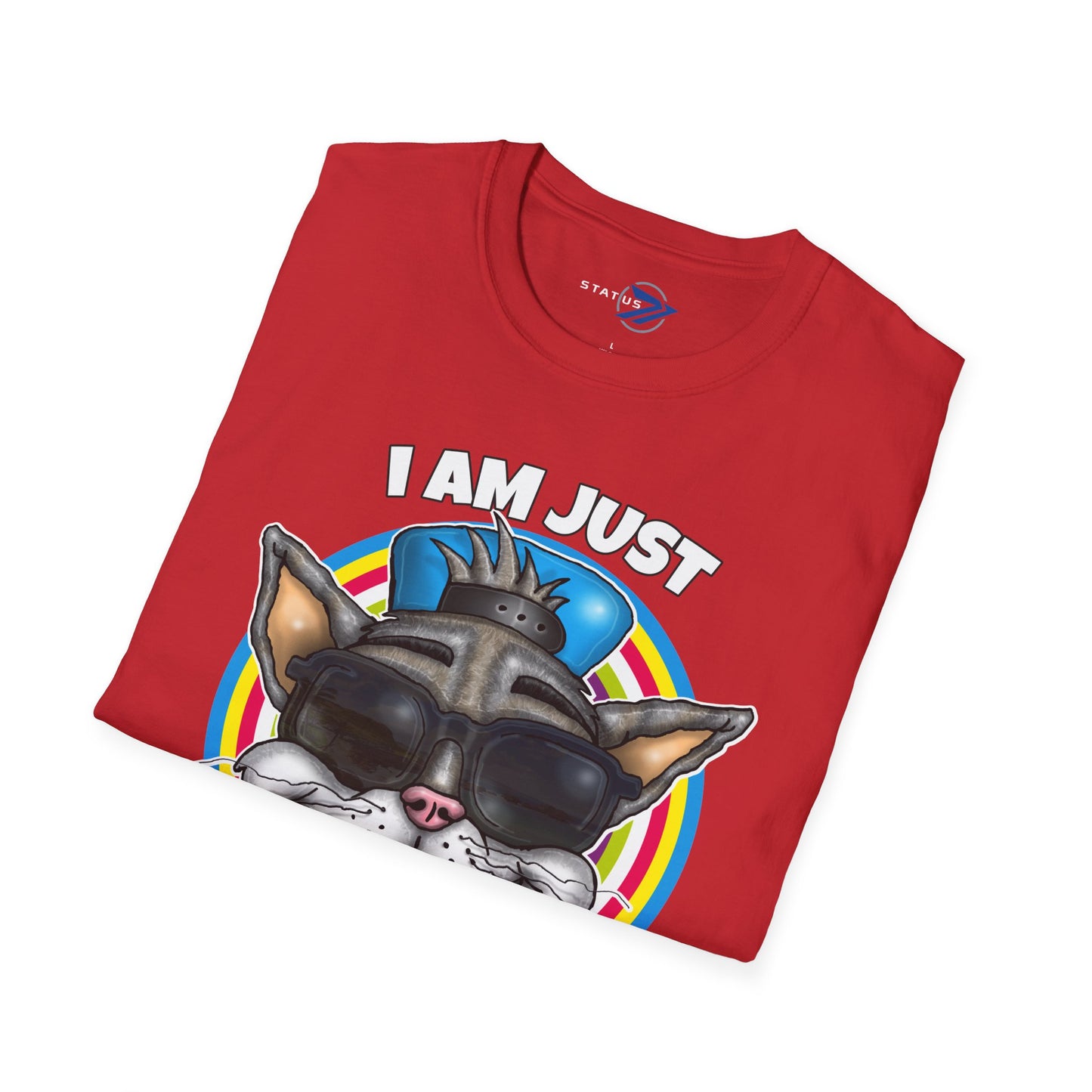 I Am Just PAWESOME Cat Graphic T-Shirt