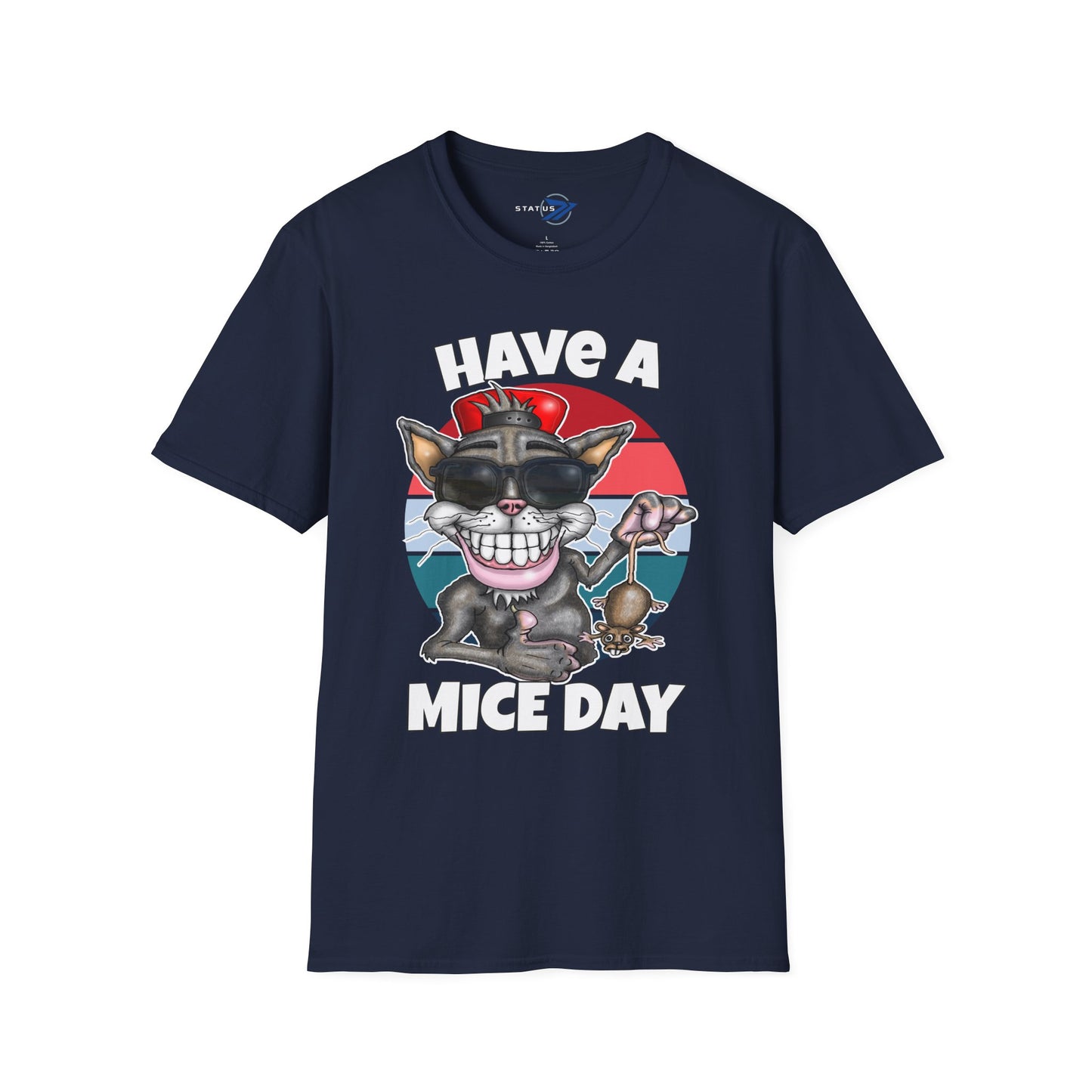 Have a Mice Day Cat Graphic T-Shirt