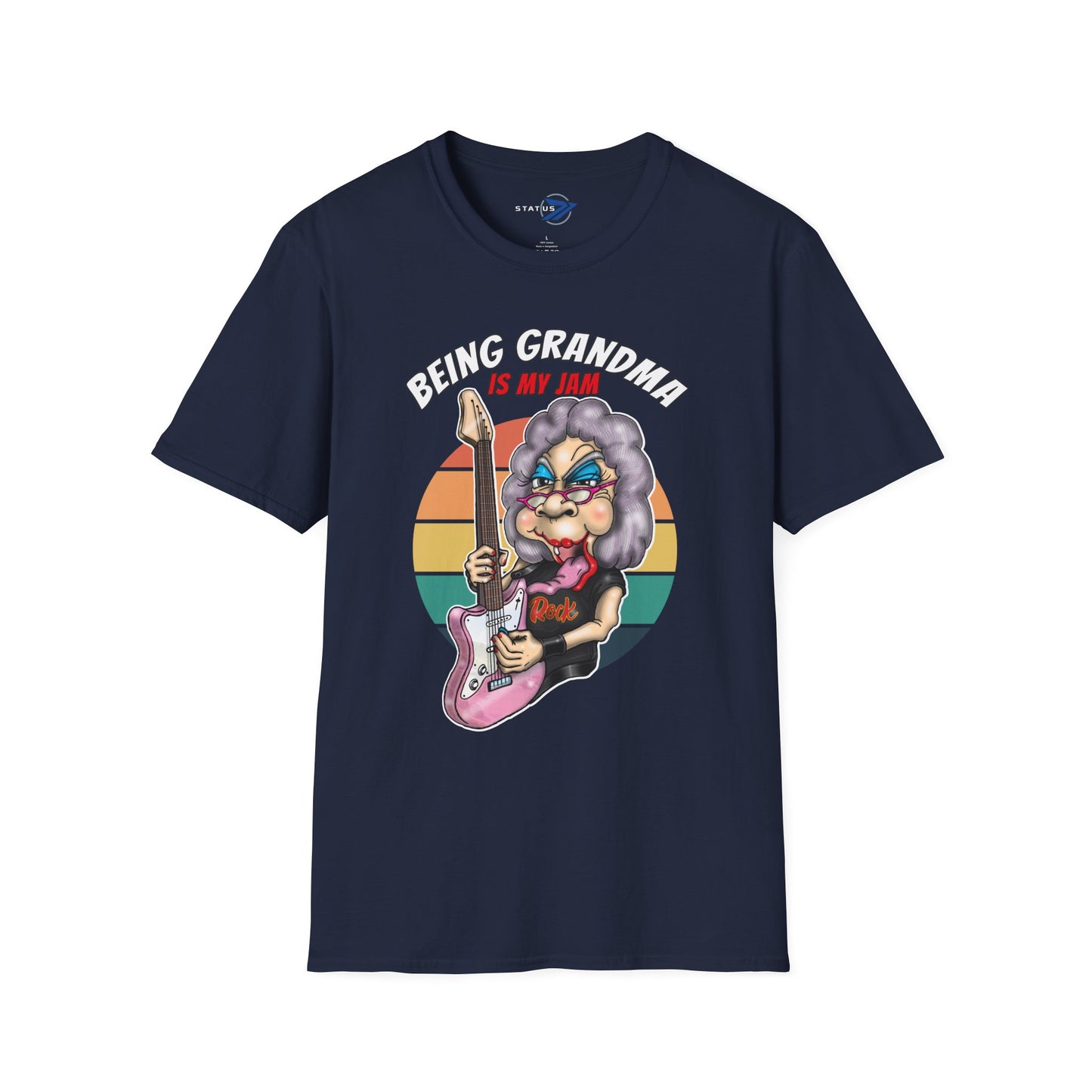 Being Grandma Is My Jam T-Shirt — Retro Rocking Grandma Graphic Tee