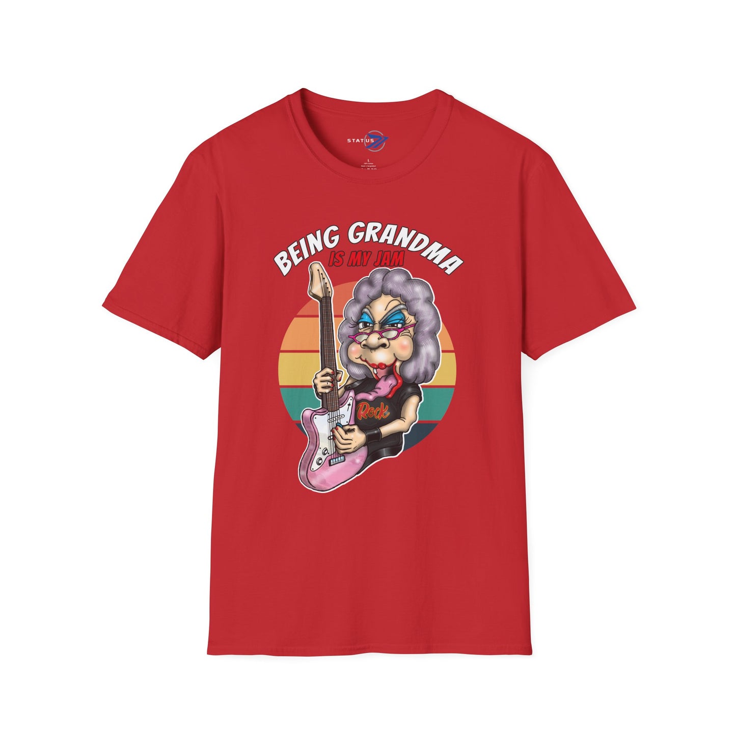 Being Grandma Is My Jam T-Shirt — Retro Rocking Grandma Graphic Tee