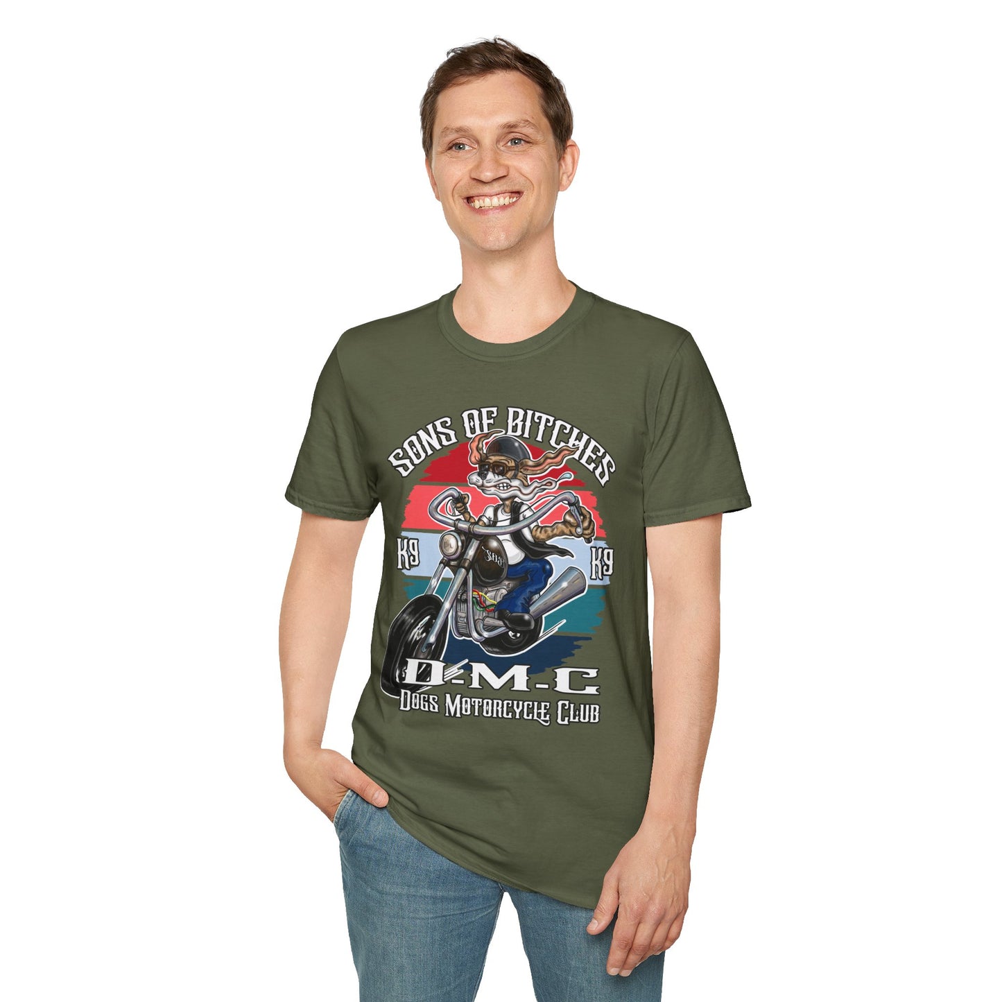 Sons of Bitches Motorcycle Club T-Shirt — Retro Biker Graphic Tee