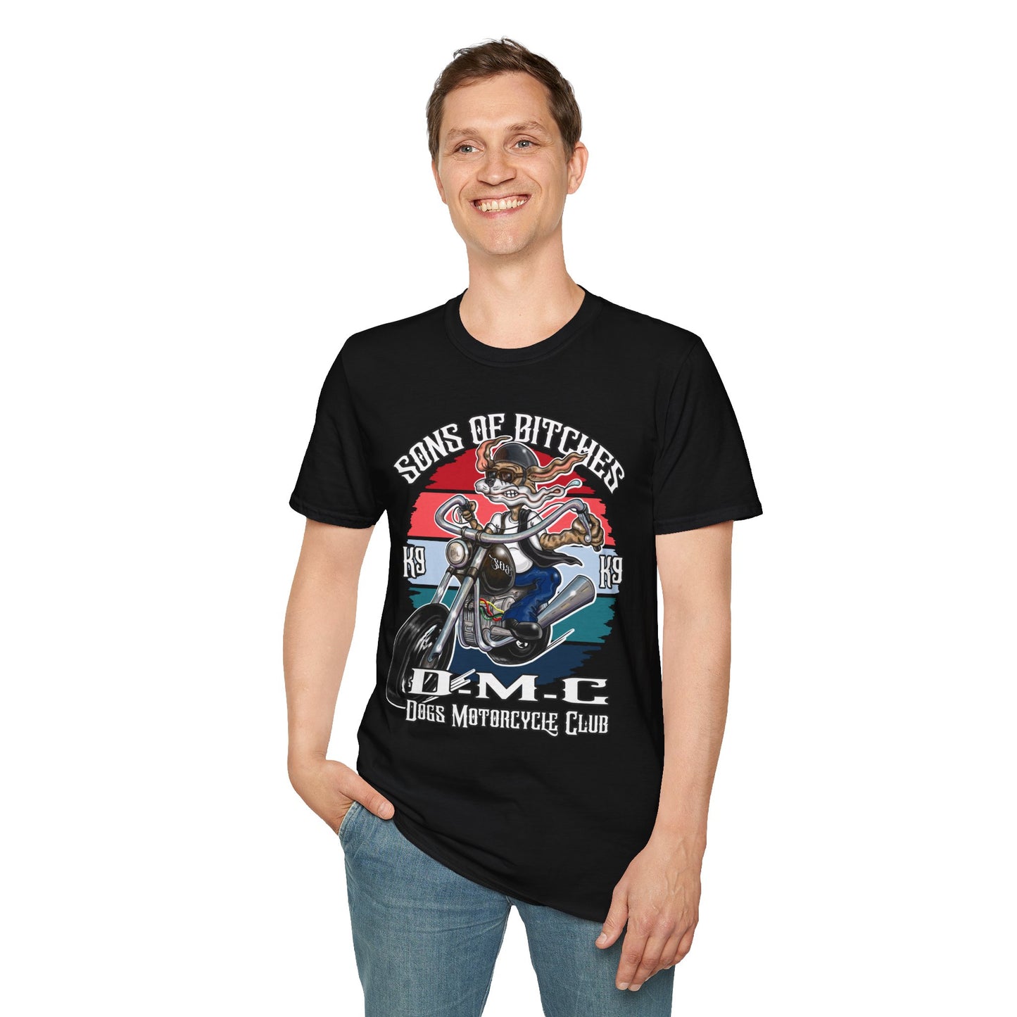 Sons of Bitches Motorcycle Club T-Shirt — Retro Biker Graphic Tee