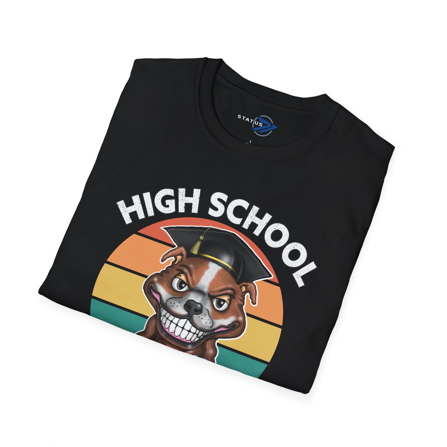 High School Level Complete T-Shirt — Graduation Pit Bull Gamer Tee