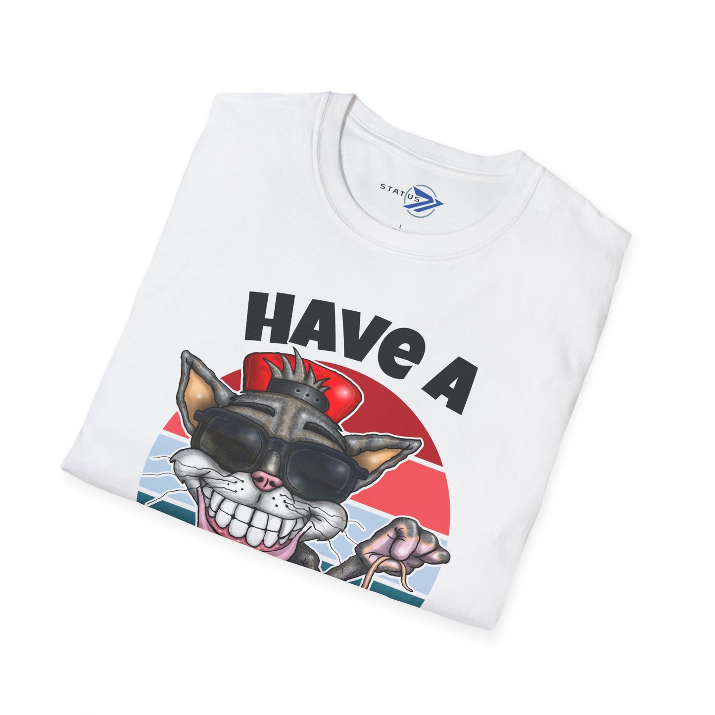 Have a Mice Day Cat Graphic T-Shirt