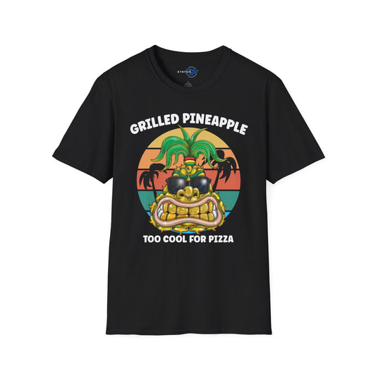 Grilled Pineapple T-Shirt — Retro Tropical Pizza Vibes