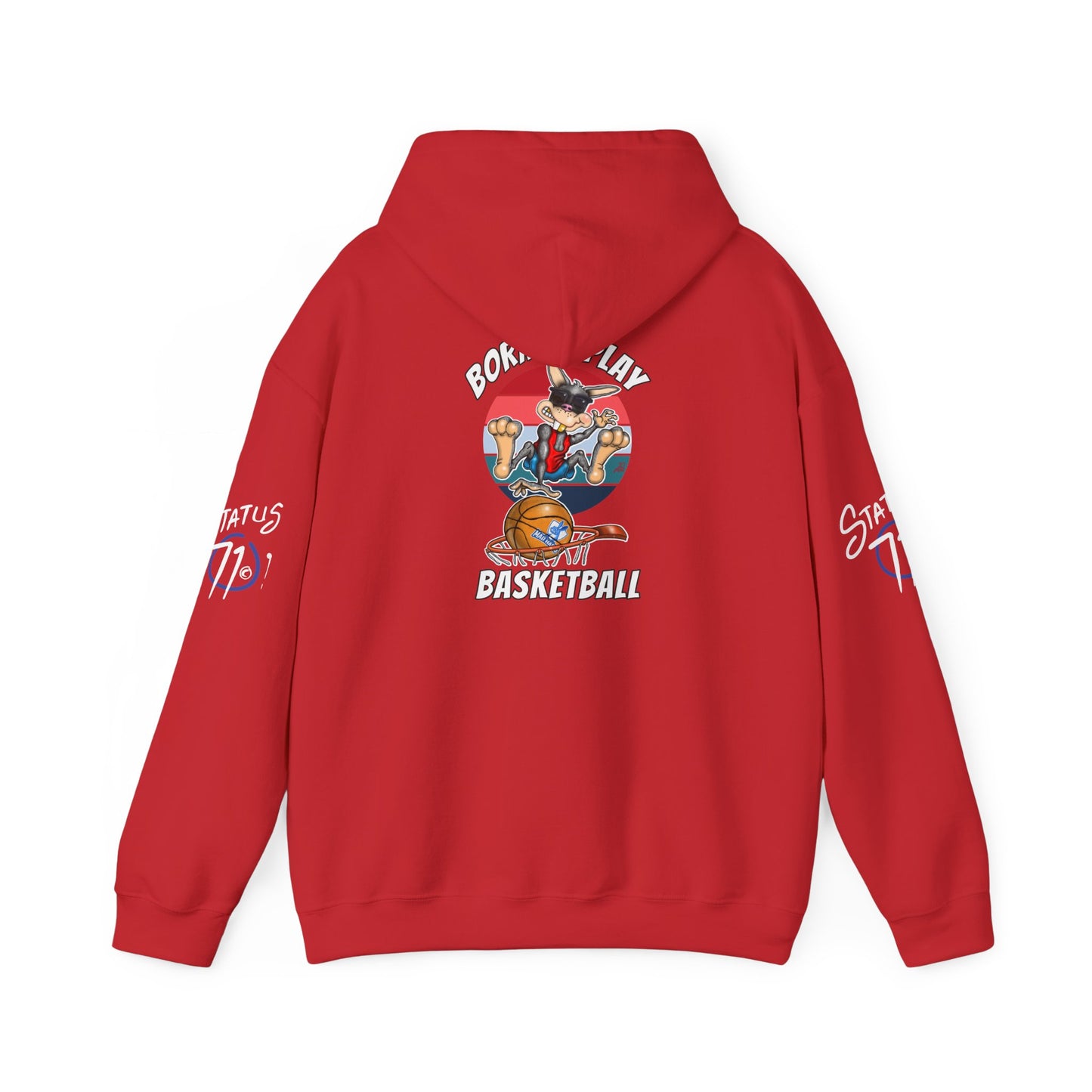 Basketball Rabbit Slam Dunk Hoodie — Born to Play Basketball Streetwear