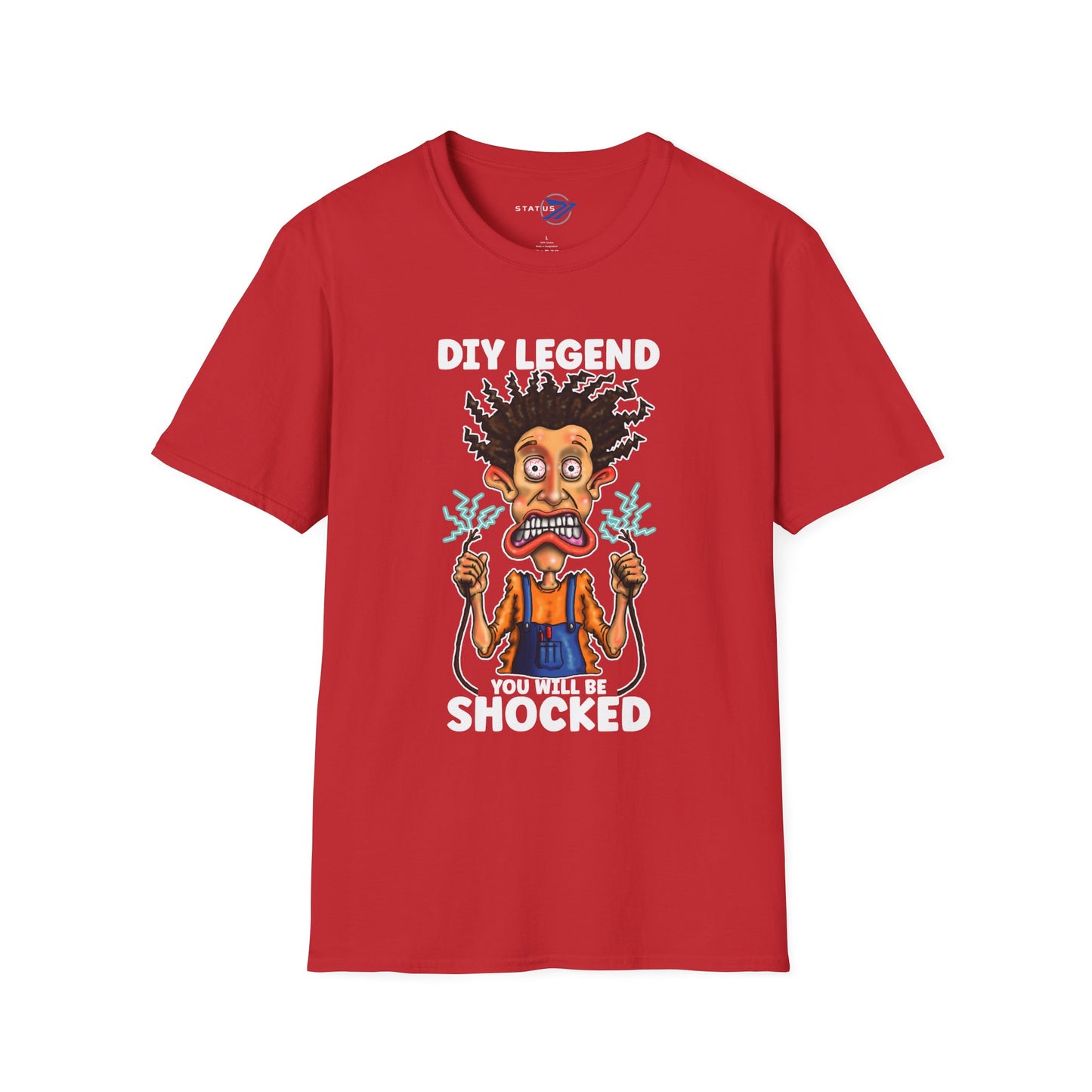 DIY Legend T-Shirt — 'You Will Be Shocked' Electric Shock Humor Tee