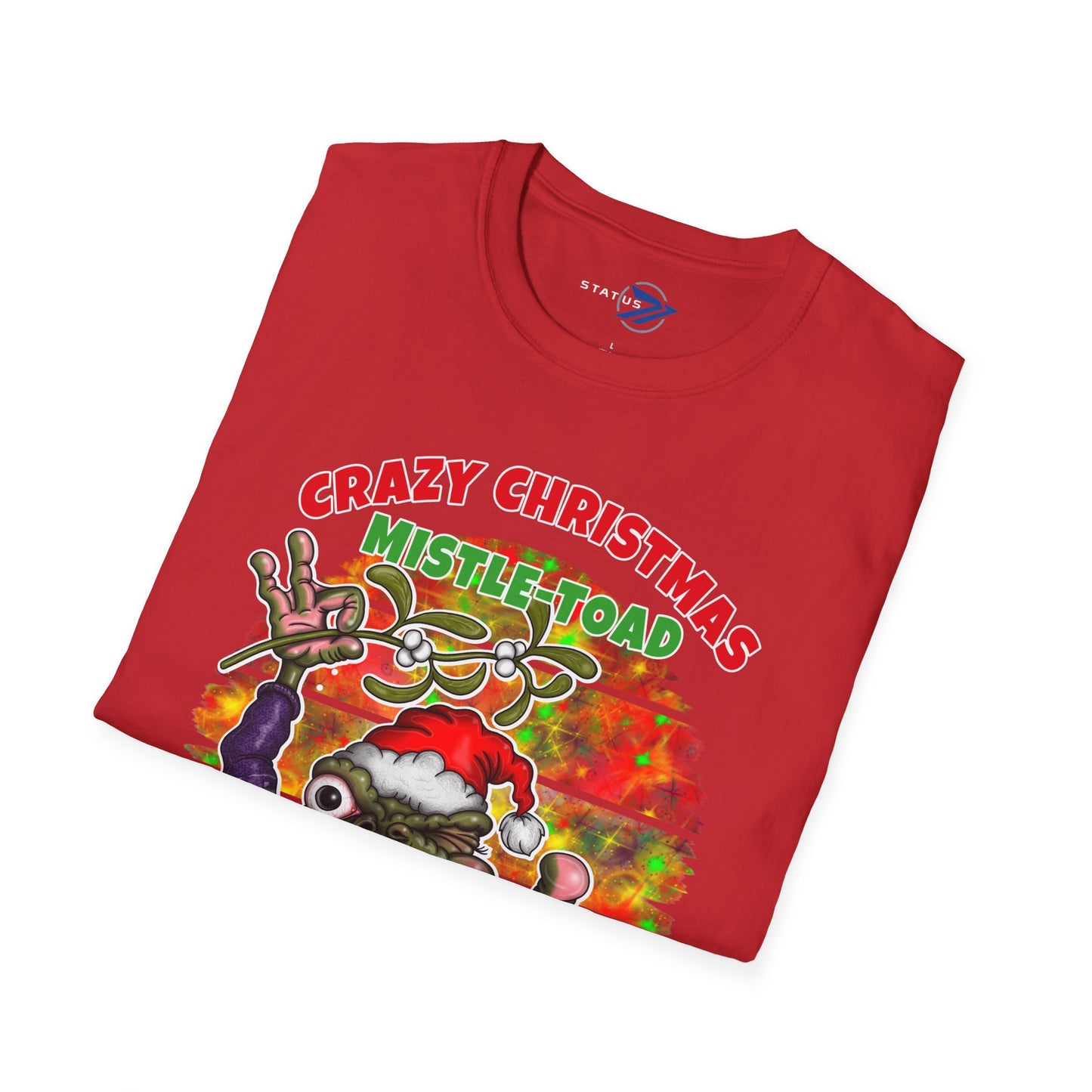 Crazy Christmas Mistle-Toad "Kiss Me" Holiday T-Shirt