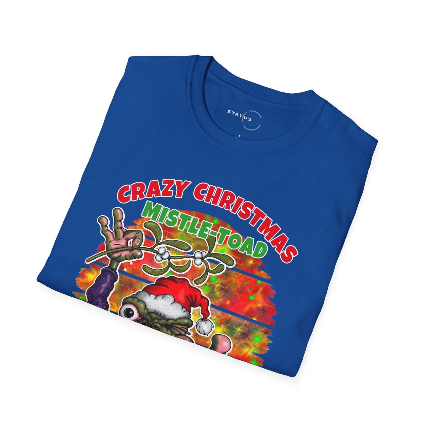 Crazy Christmas Mistle-Toad "Kiss Me" Holiday T-Shirt
