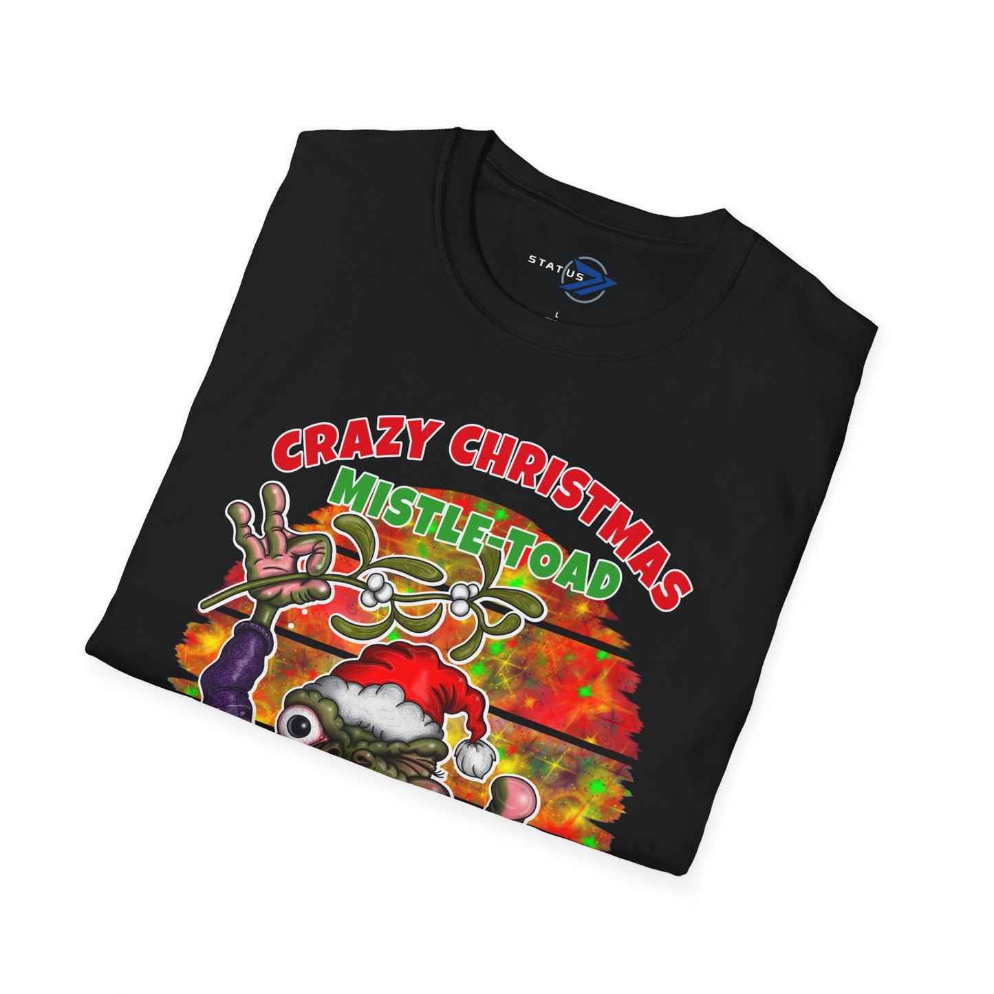 Crazy Christmas Mistle-Toad "Kiss Me" Holiday T-Shirt