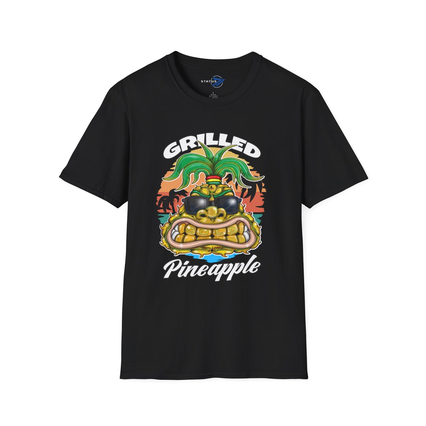 Grilled Pineapple T-Shirt – Retro Tropical BBQ Tee