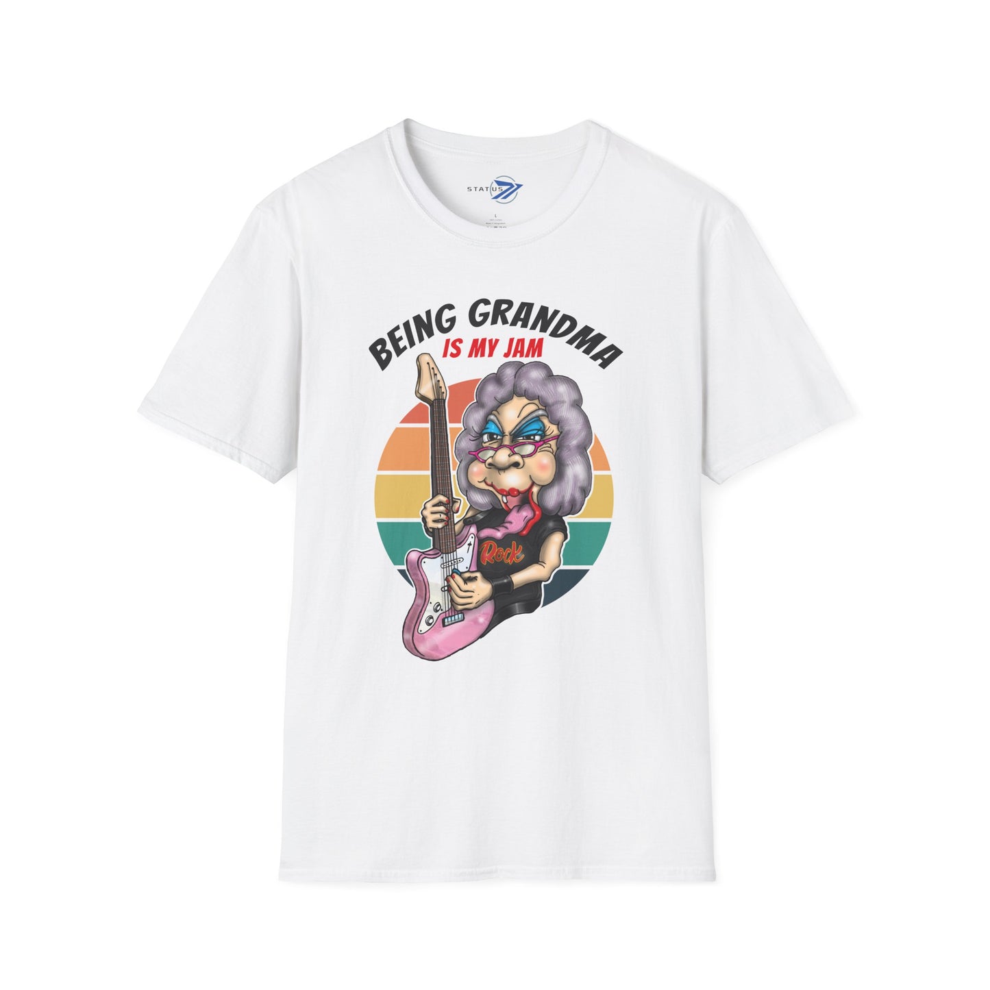 Being Grandma Is My Jam T-Shirt — Retro Rocking Grandma Graphic Tee