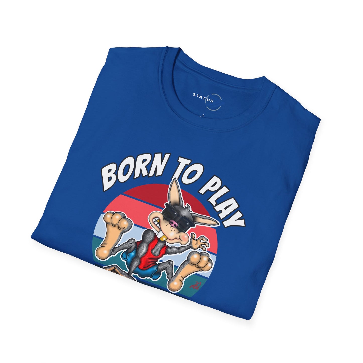 Born to Play Basketball T-Shirt — Retro Cartoon Basketball Tee