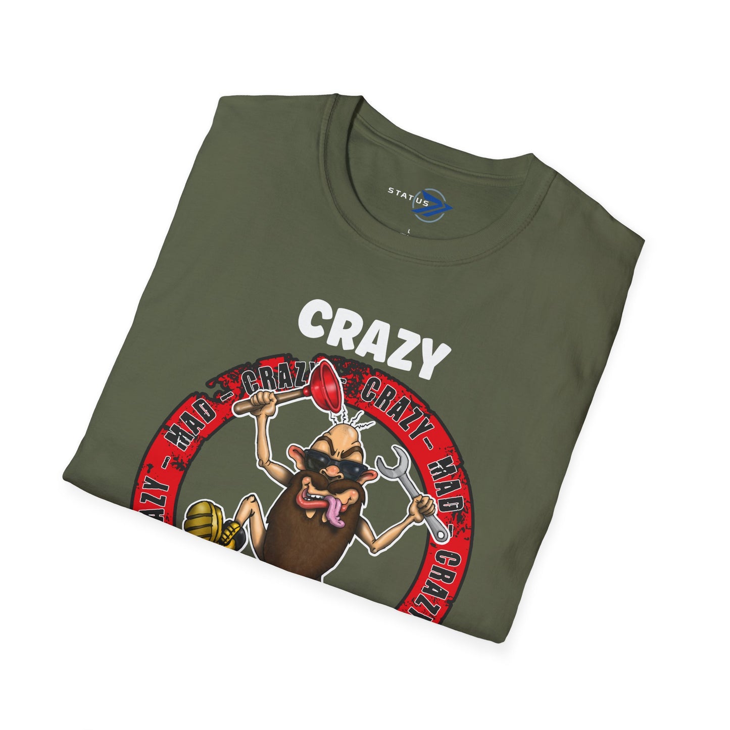 Crazy Plumber T‑Shirt — Funny Plumber Gift Tee