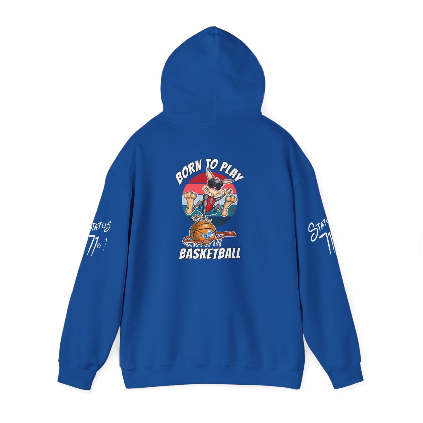 Basketball Rabbit Slam Dunk Hoodie — Born to Play Basketball Streetwear