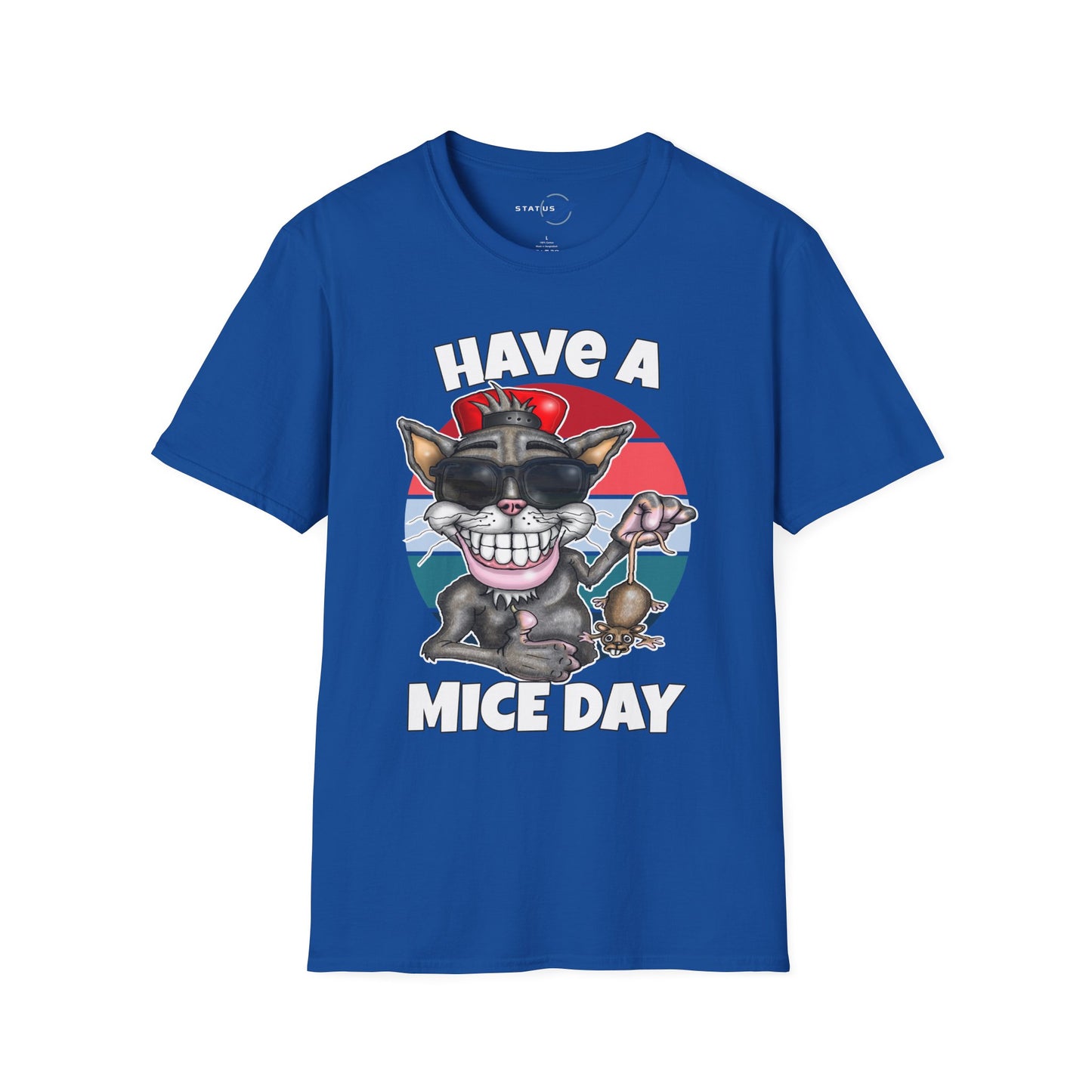 Have a Mice Day Cat Graphic T-Shirt