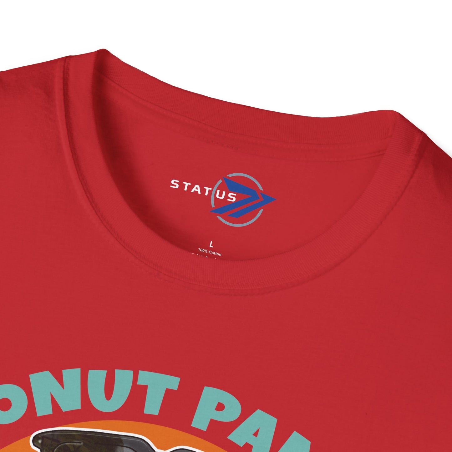 Donut Panic T-Shirt — "Just Go With The Dough" Funny Bakery Graphic Tee