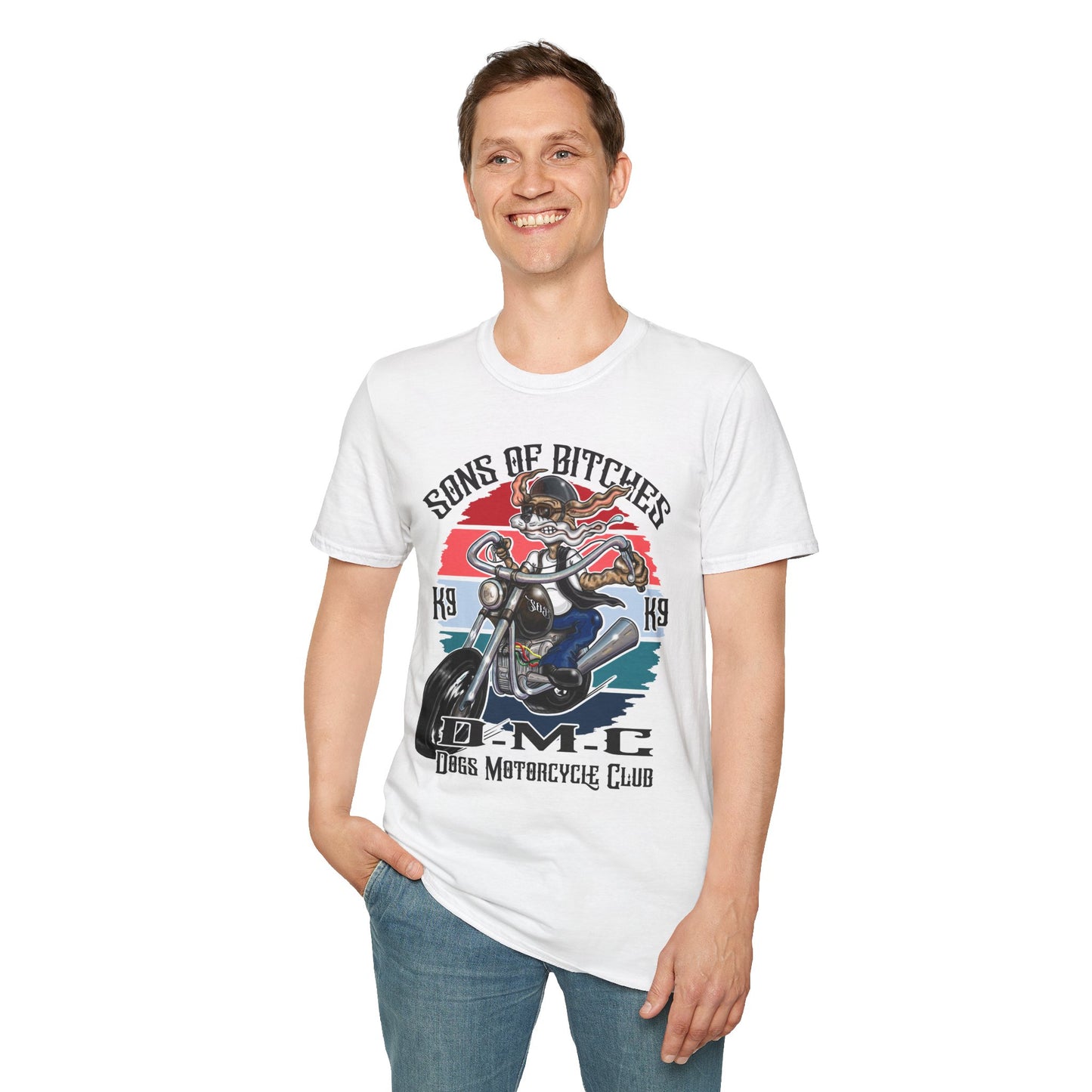 Sons of Bitches Motorcycle Club T-Shirt — Retro Biker Graphic Tee