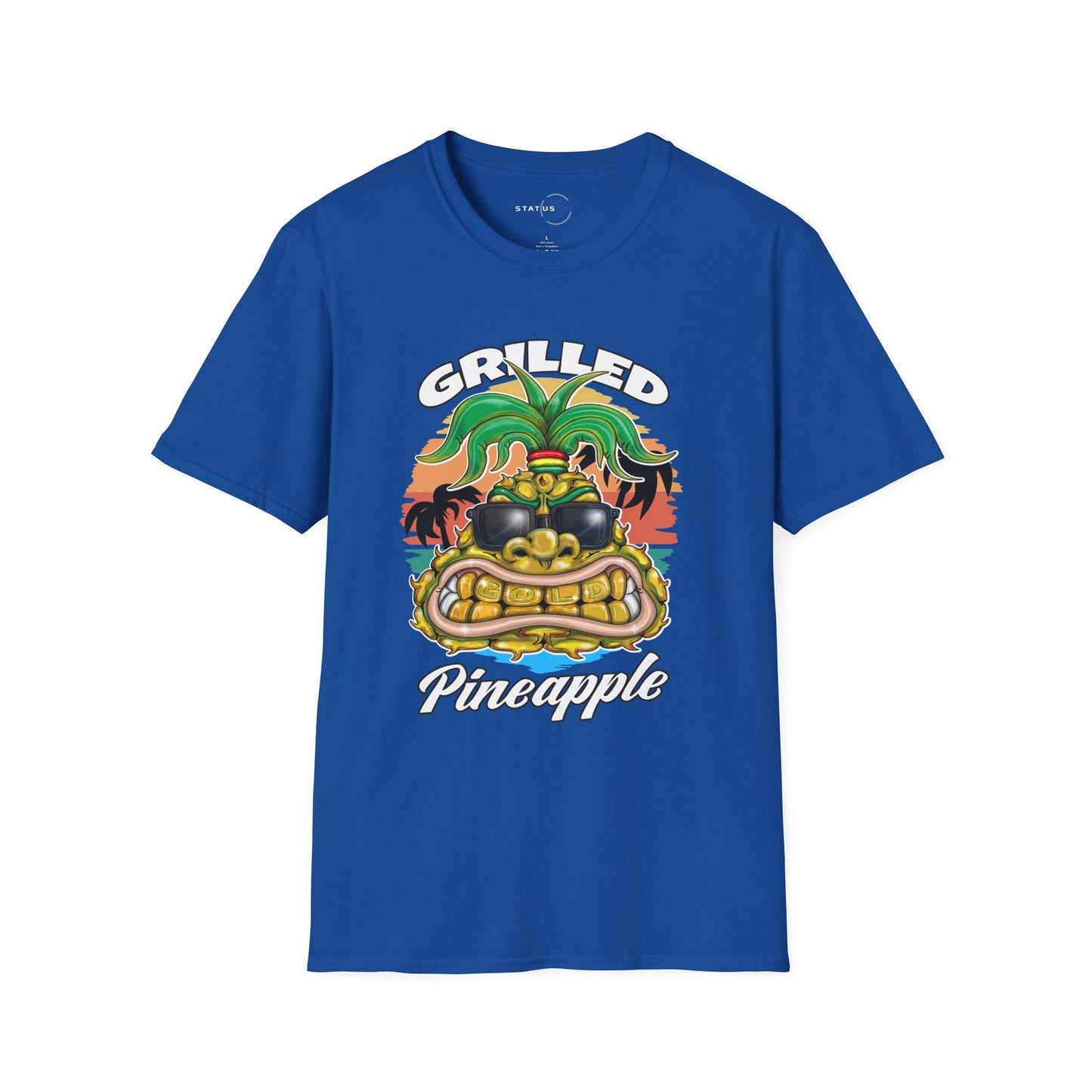 Grilled Pineapple T-Shirt – Retro Tropical BBQ Tee