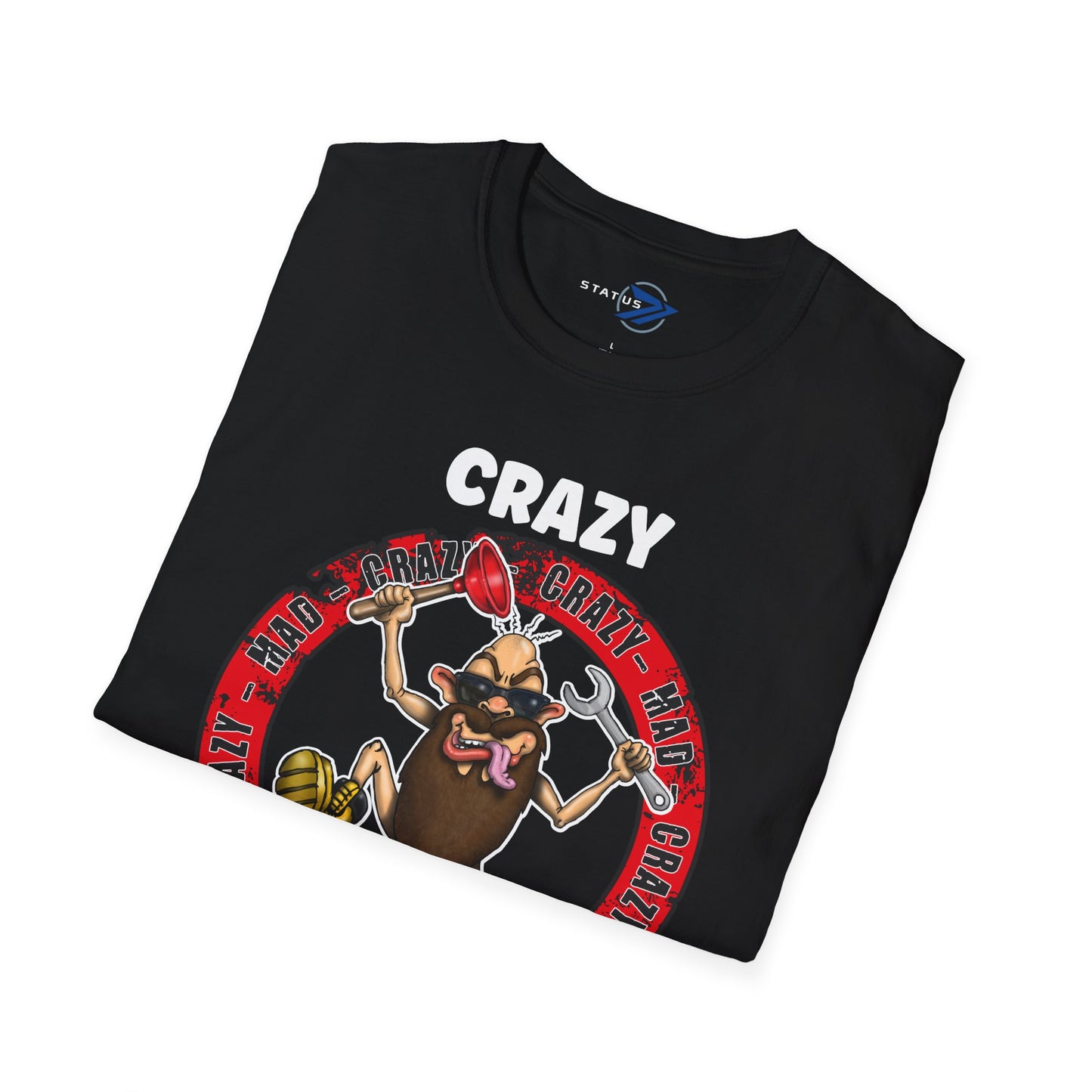 Crazy Plumber T‑Shirt — Funny Plumber Gift Tee