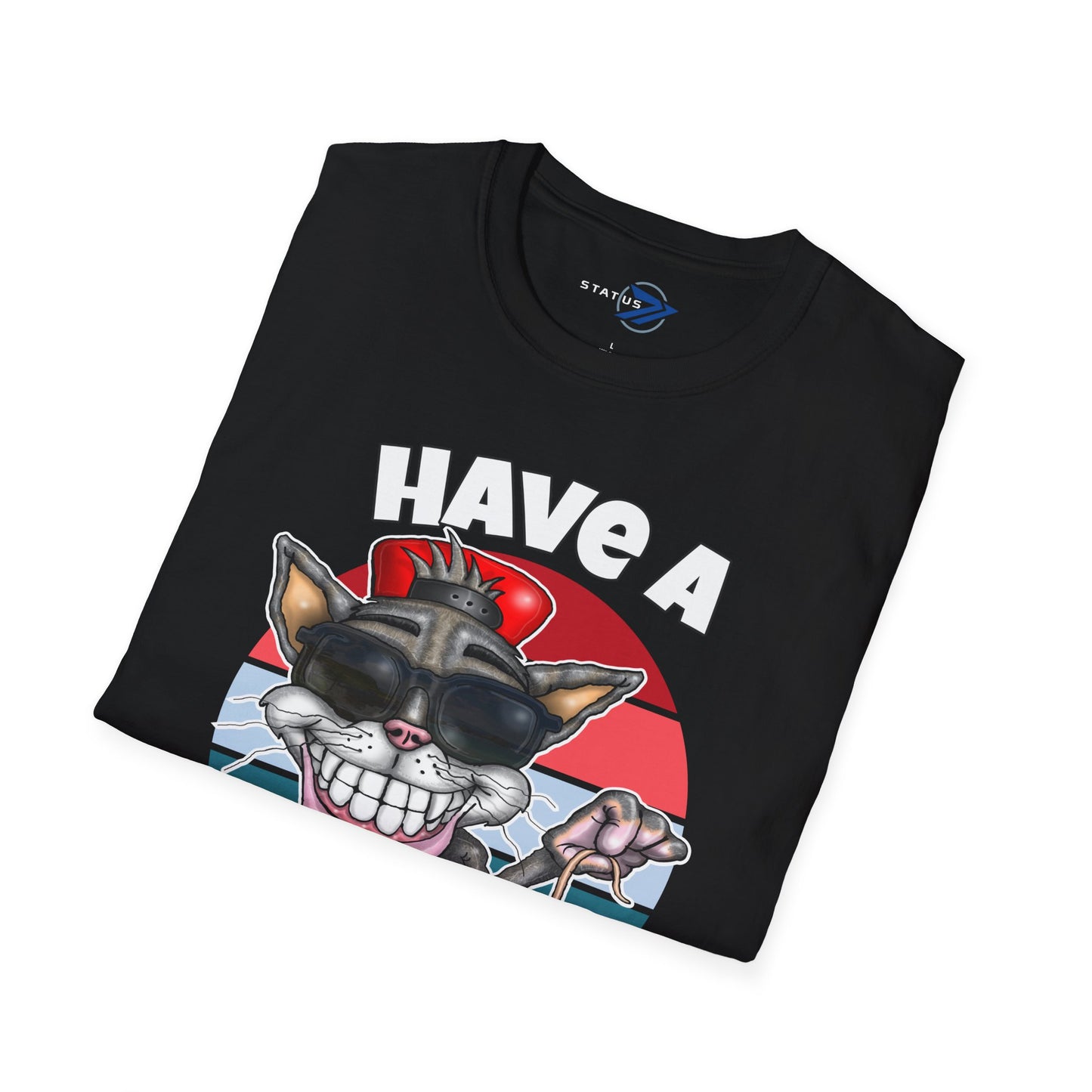 Have a Mice Day Cat Graphic T-Shirt