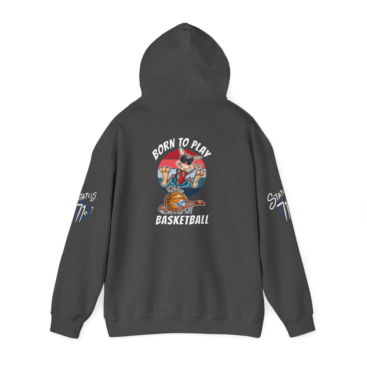Basketball Rabbit Slam Dunk Hoodie — Born to Play Basketball Streetwear