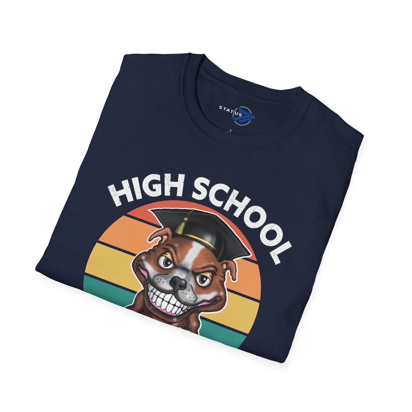 High School Level Complete T-Shirt — Graduation Pit Bull Gamer Tee