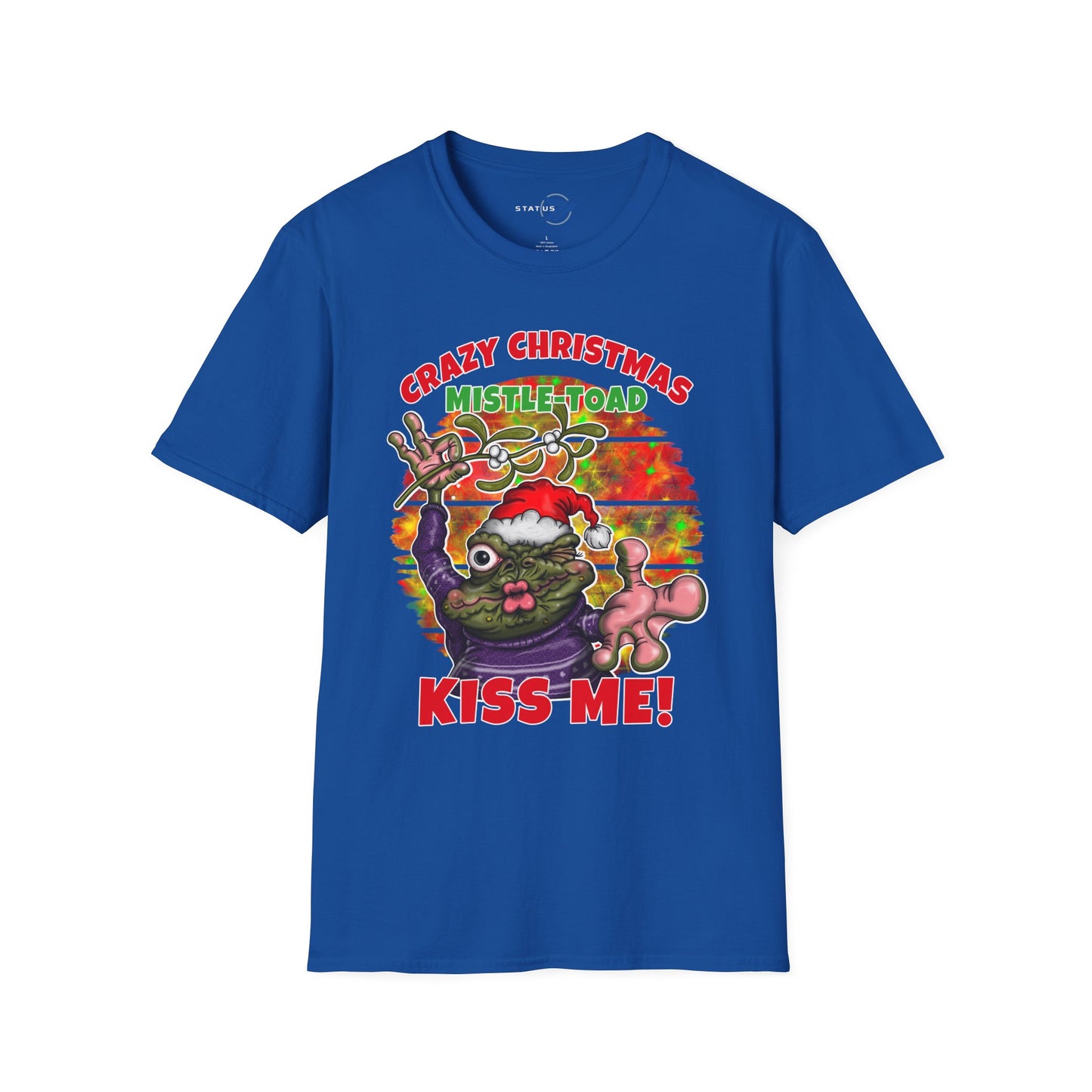 Crazy Christmas Mistle-Toad "Kiss Me" Holiday T-Shirt