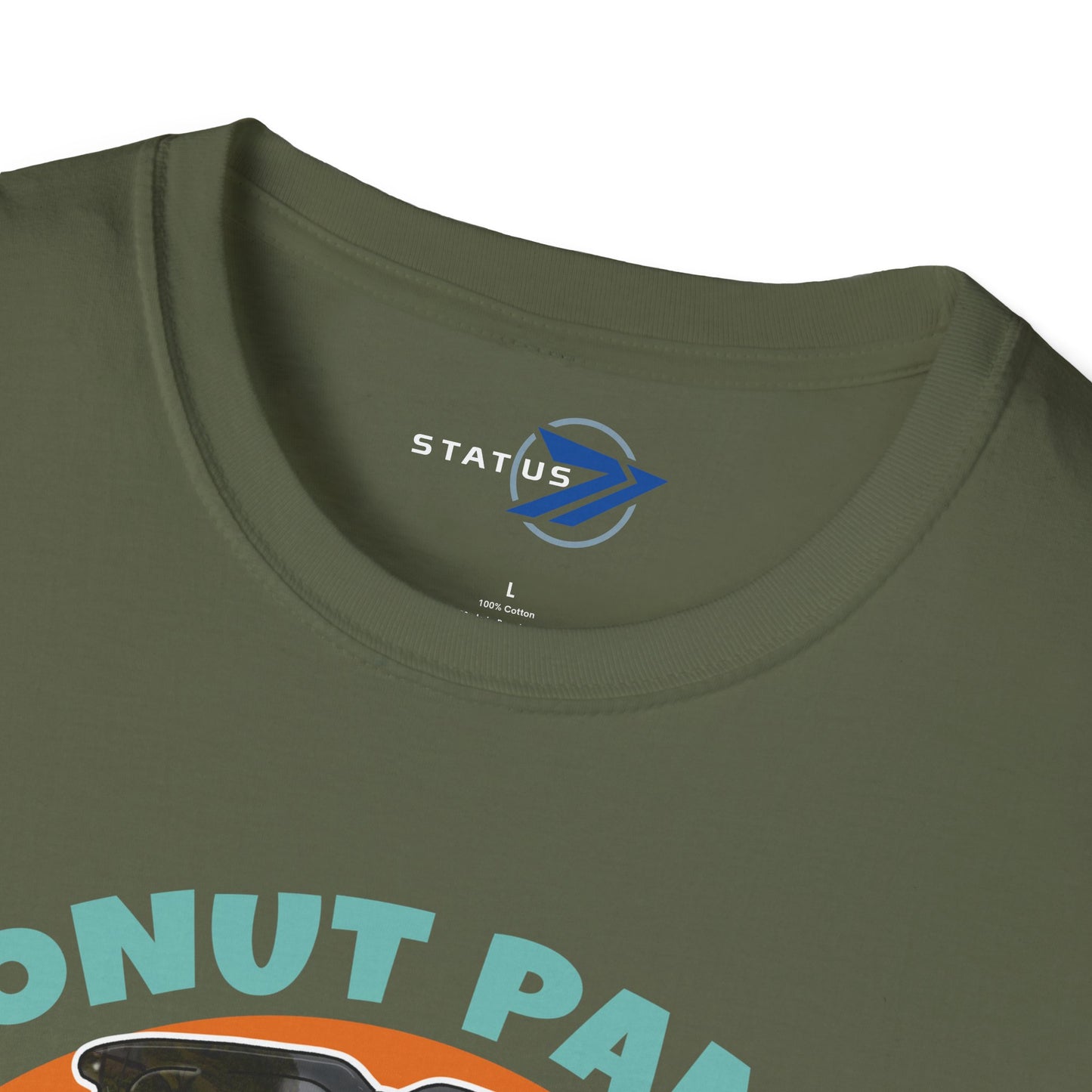 Donut Panic T-Shirt — "Just Go With The Dough" Funny Bakery Graphic Tee