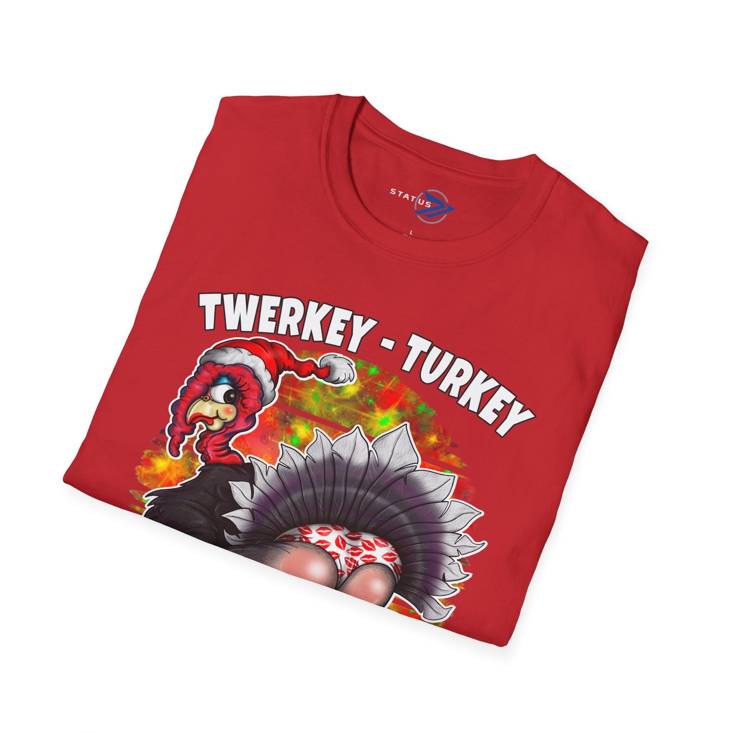 Funny Christmas Twerking Turkey T-Shirt — Holiday Party Tee