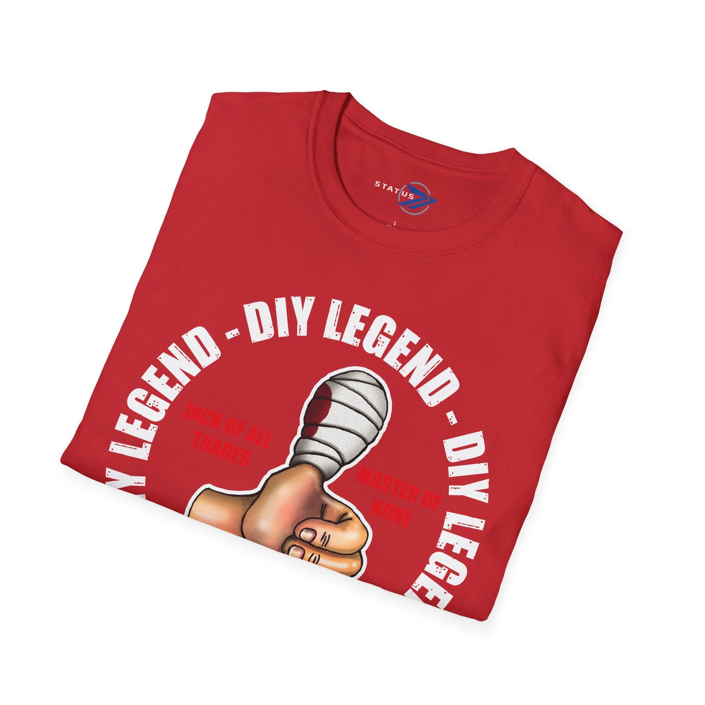 DIY Legend T-Shirt — "Jack of All Trades, Master of None" Thumb-Up Graphic