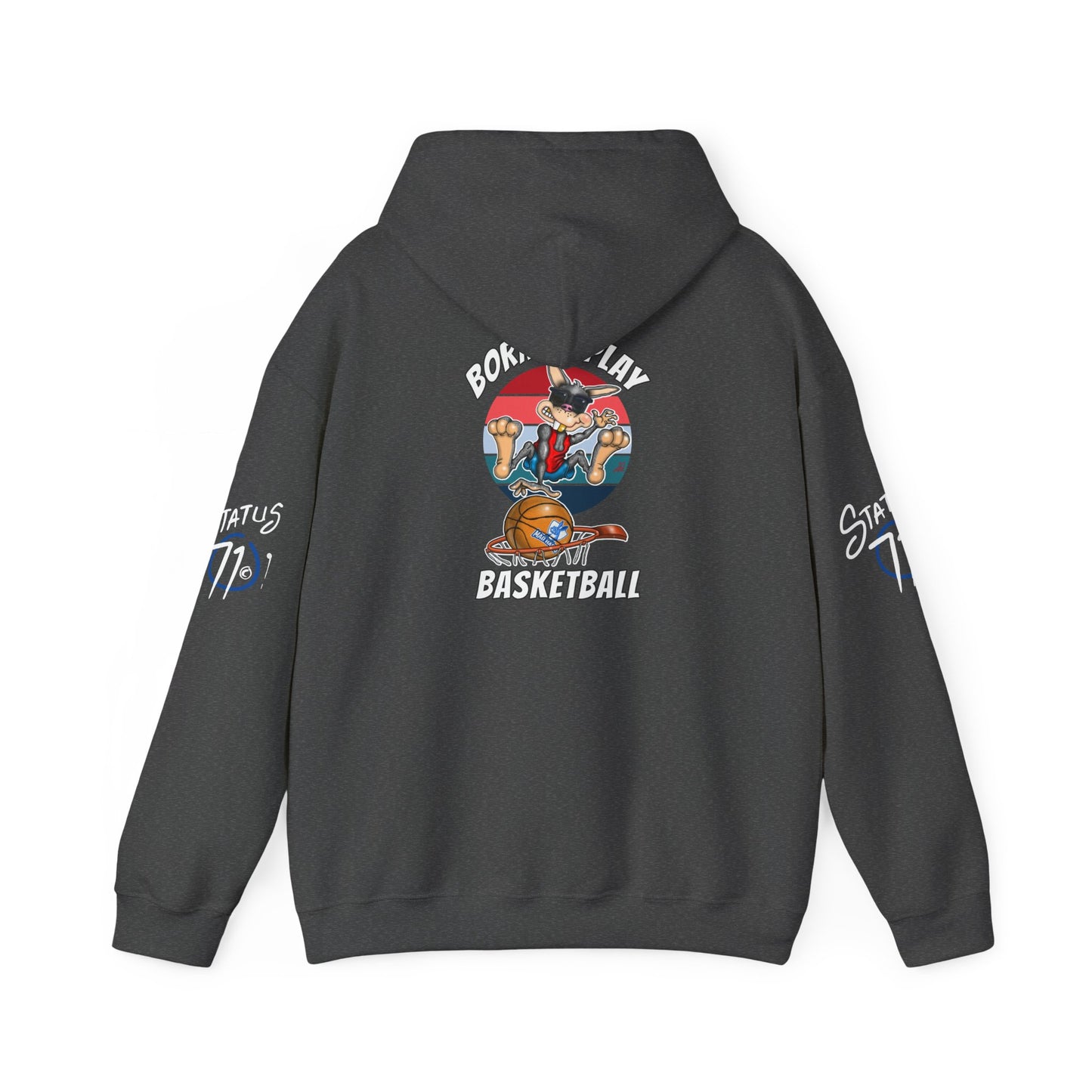 Basketball Rabbit Slam Dunk Hoodie — Born to Play Basketball Streetwear