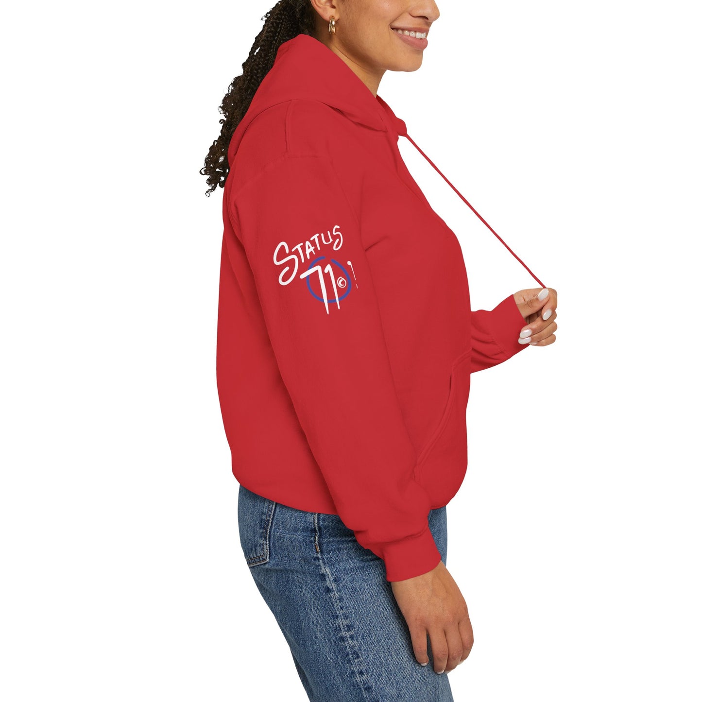 Christmas Mistle-toad Hoodie — “Kiss Me” mistletoe humor Funny Holiday Pullover