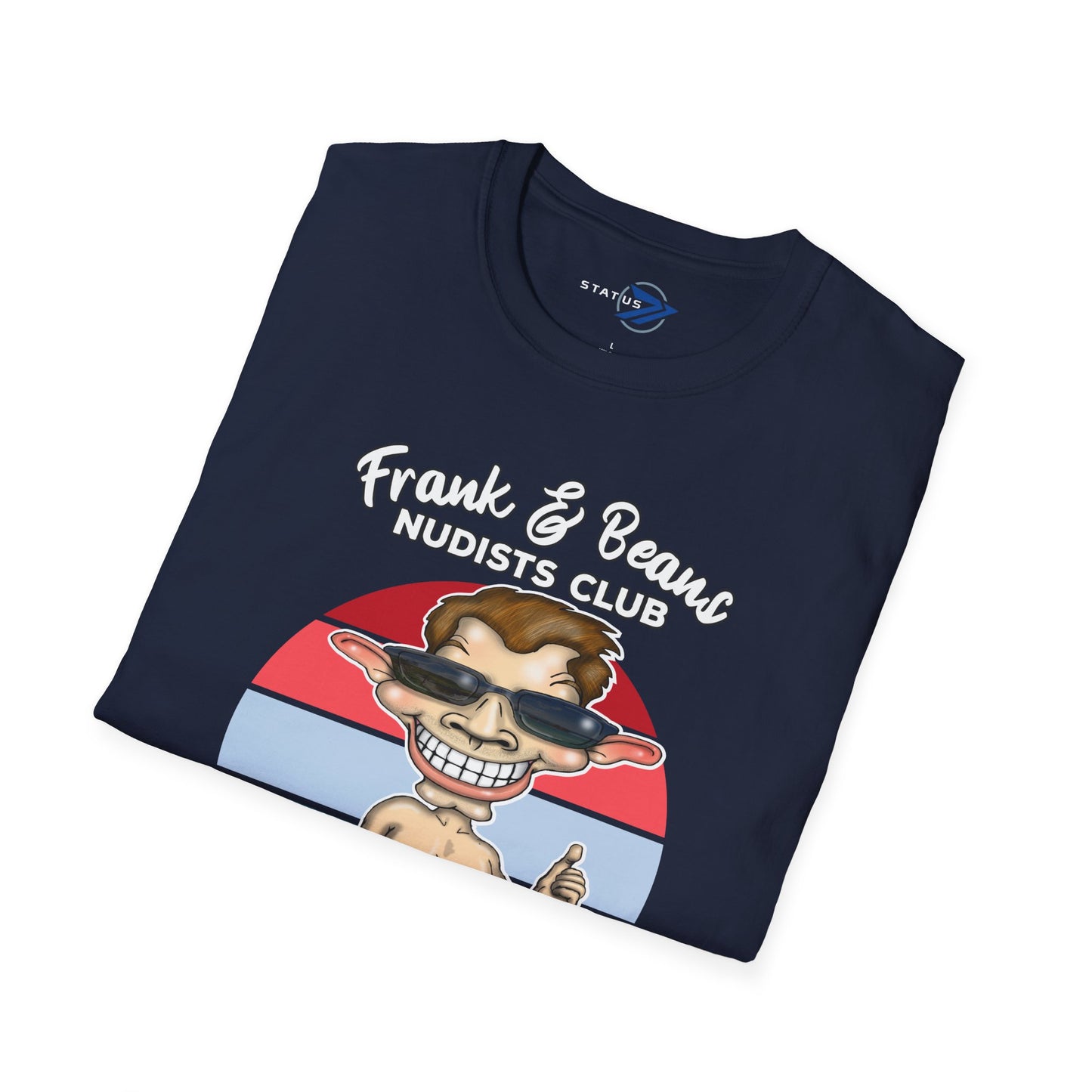 Nudists Club Coffee Tee — "All You Need Is Coffee and a Smile" Graphic T-Shirt