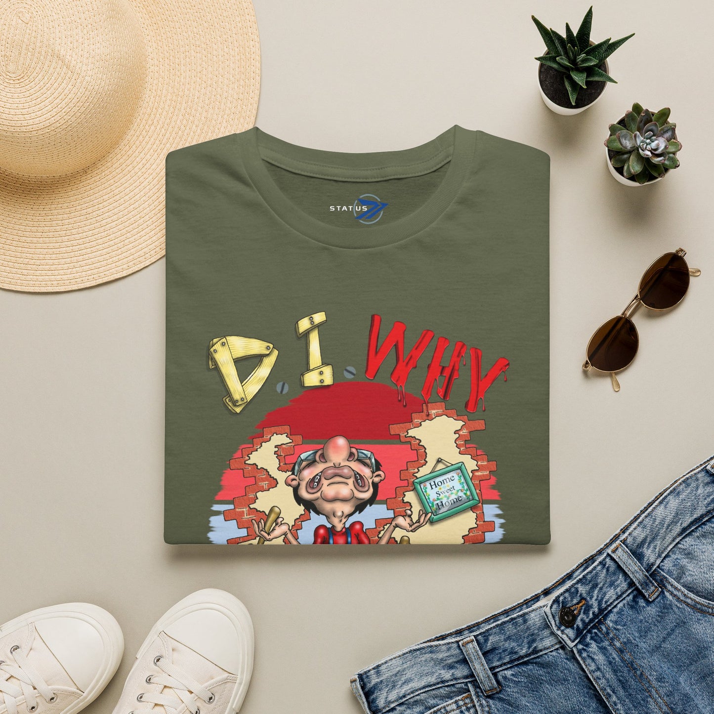 D.I. WHY Retro DIY Humor T-Shirt