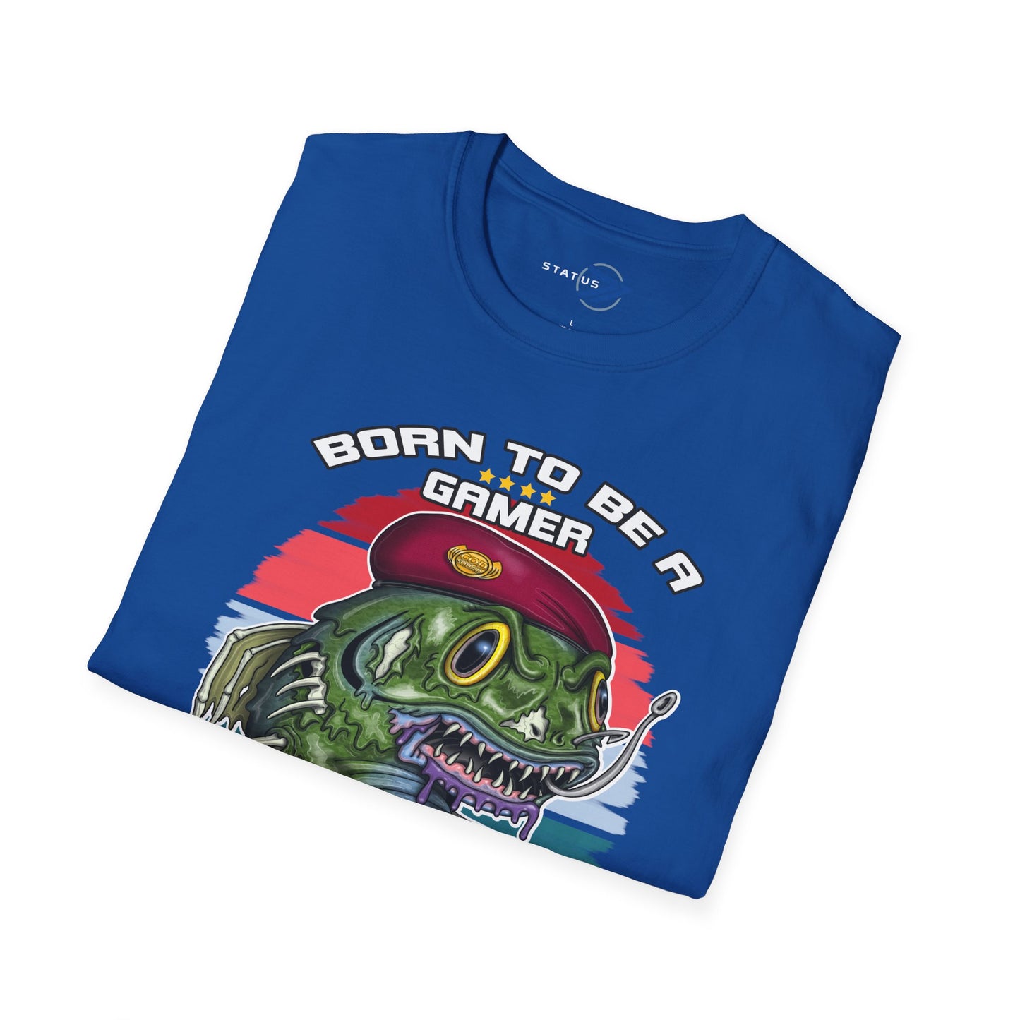Gamer Zombie T-Shirt — "Born to Be a Gamer" Retro Video Game Tee