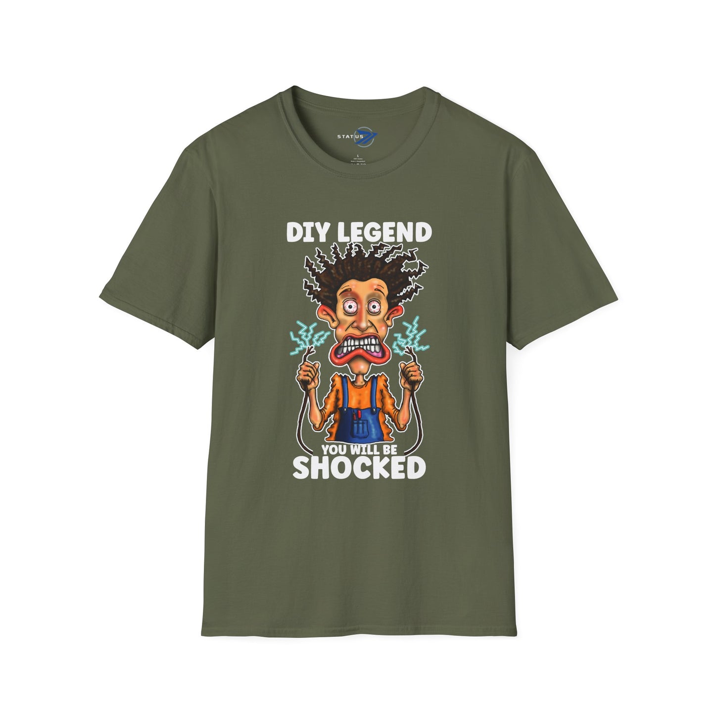 DIY Legend T-Shirt — 'You Will Be Shocked' Electric Shock Humor Tee
