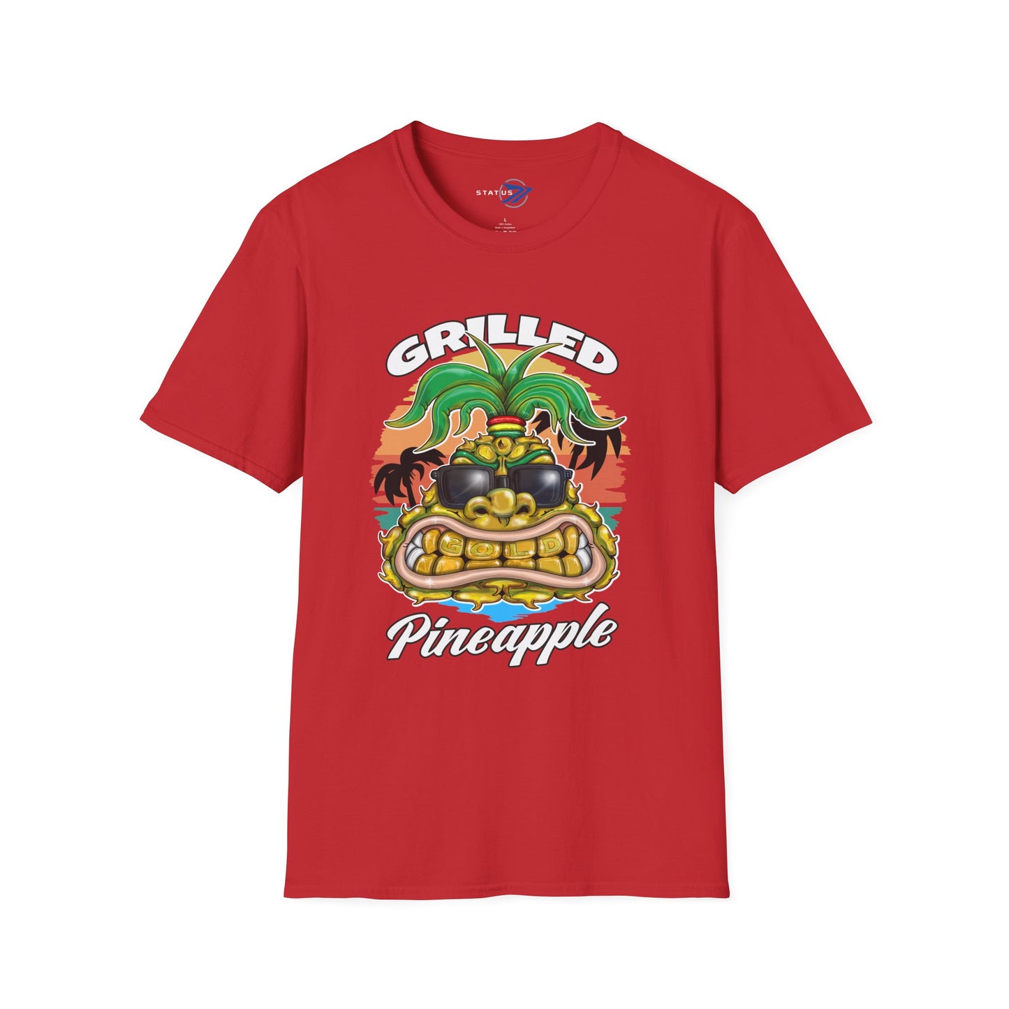 Grilled Pineapple T-Shirt – Retro Tropical BBQ Tee